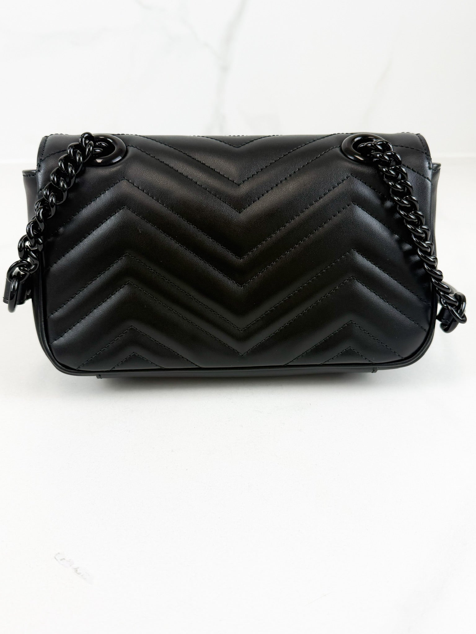 Gucci GG Marmont Matelasse Small Flap Shoulder Bag
