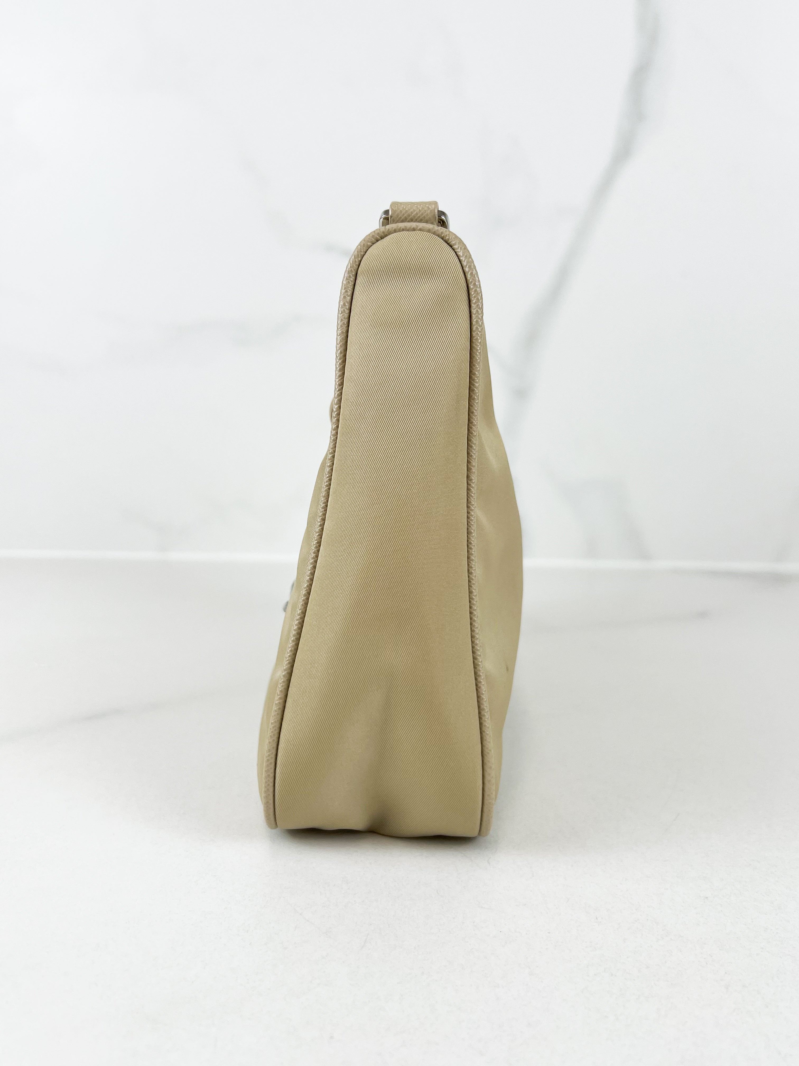 Prada Nylon Re-Edition 2005 in Beige
