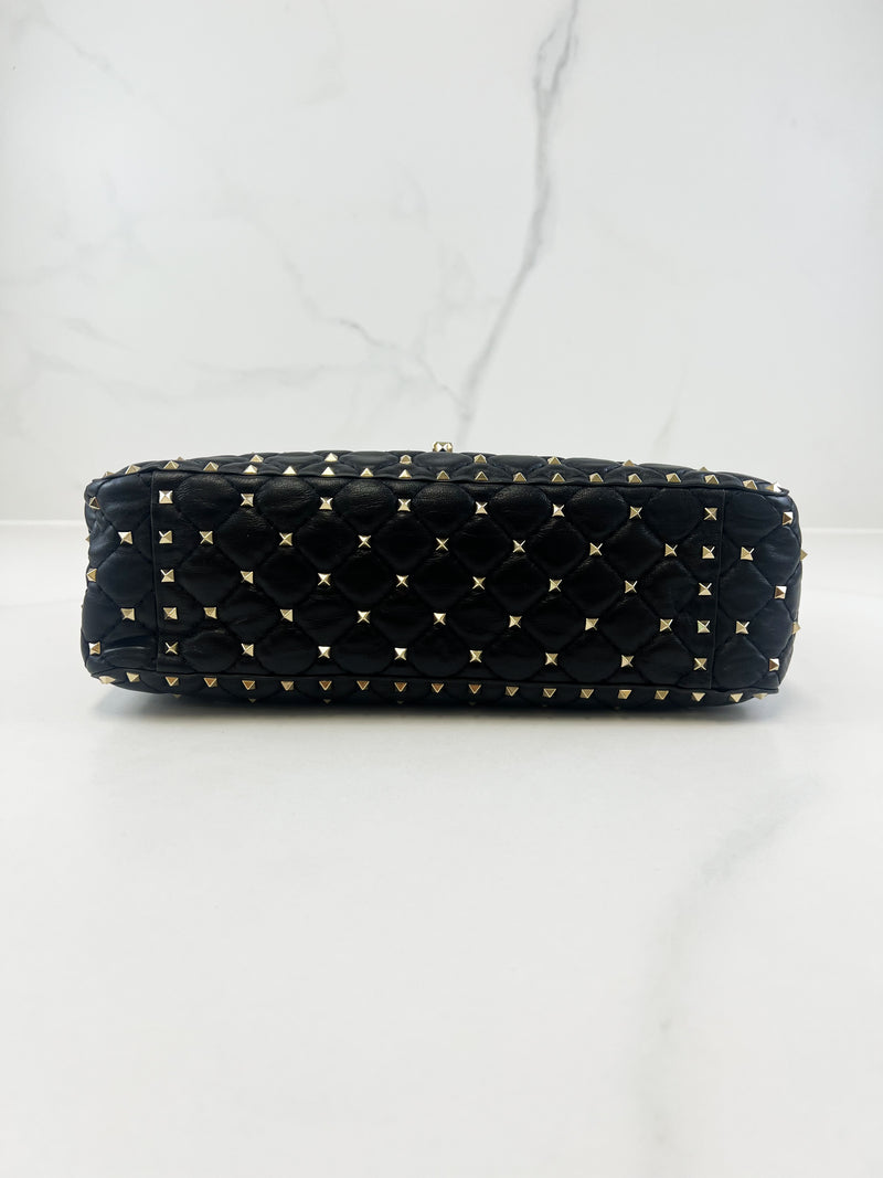 Valentino Garavani Rockstud Spike Nappa Leather Bag