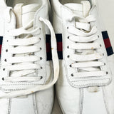 Gucci White GG Guccissima Sneaker Size 38