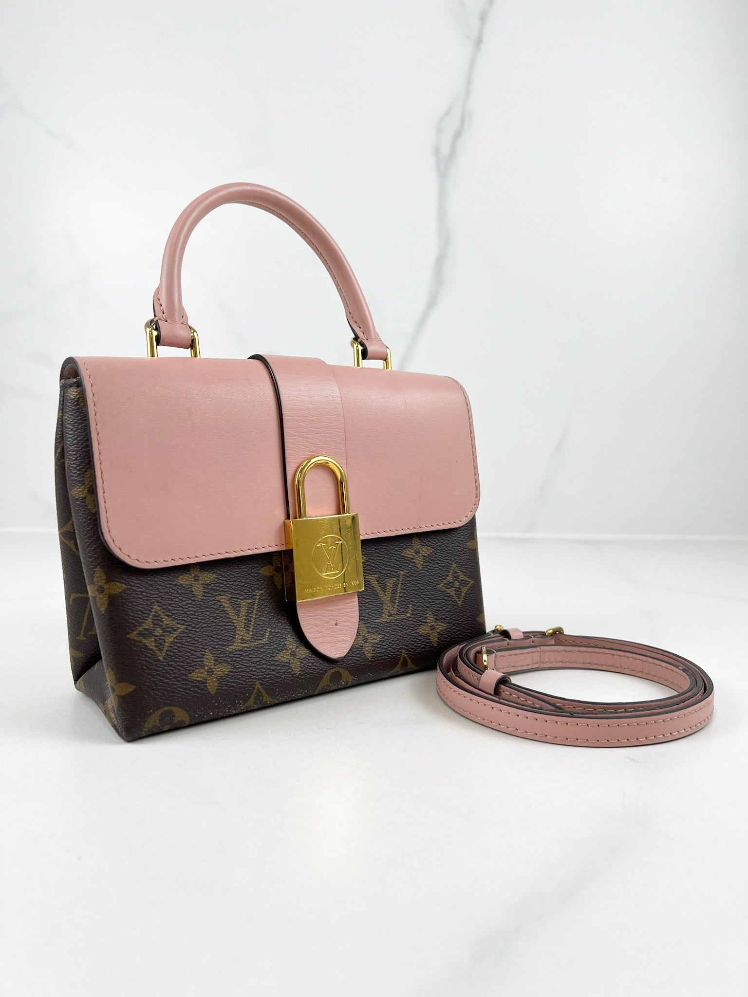 Louis Vuitton Locky BB in Pink with GHW