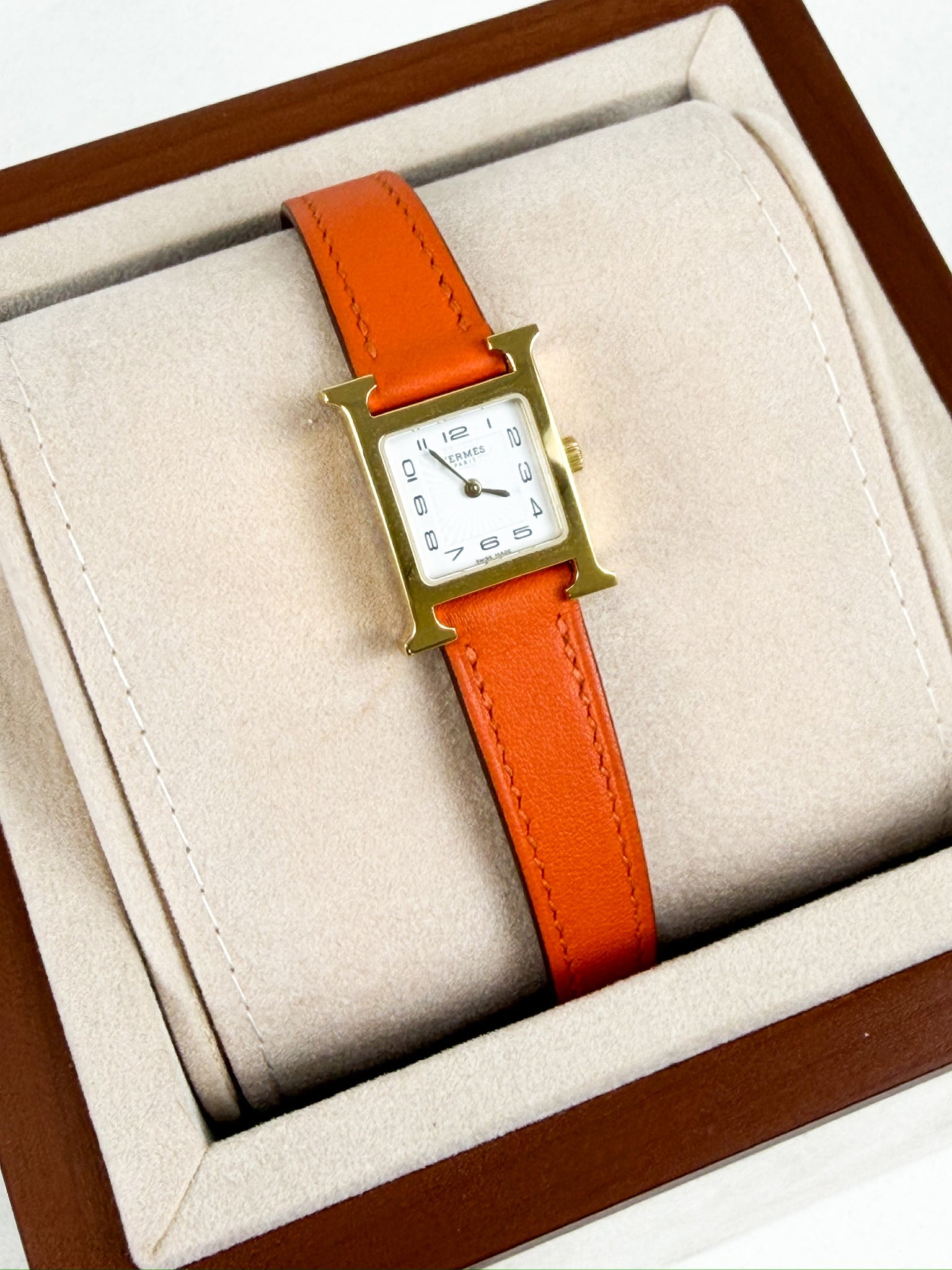 Hermes Mini Heure H Watch - Two Straps Included