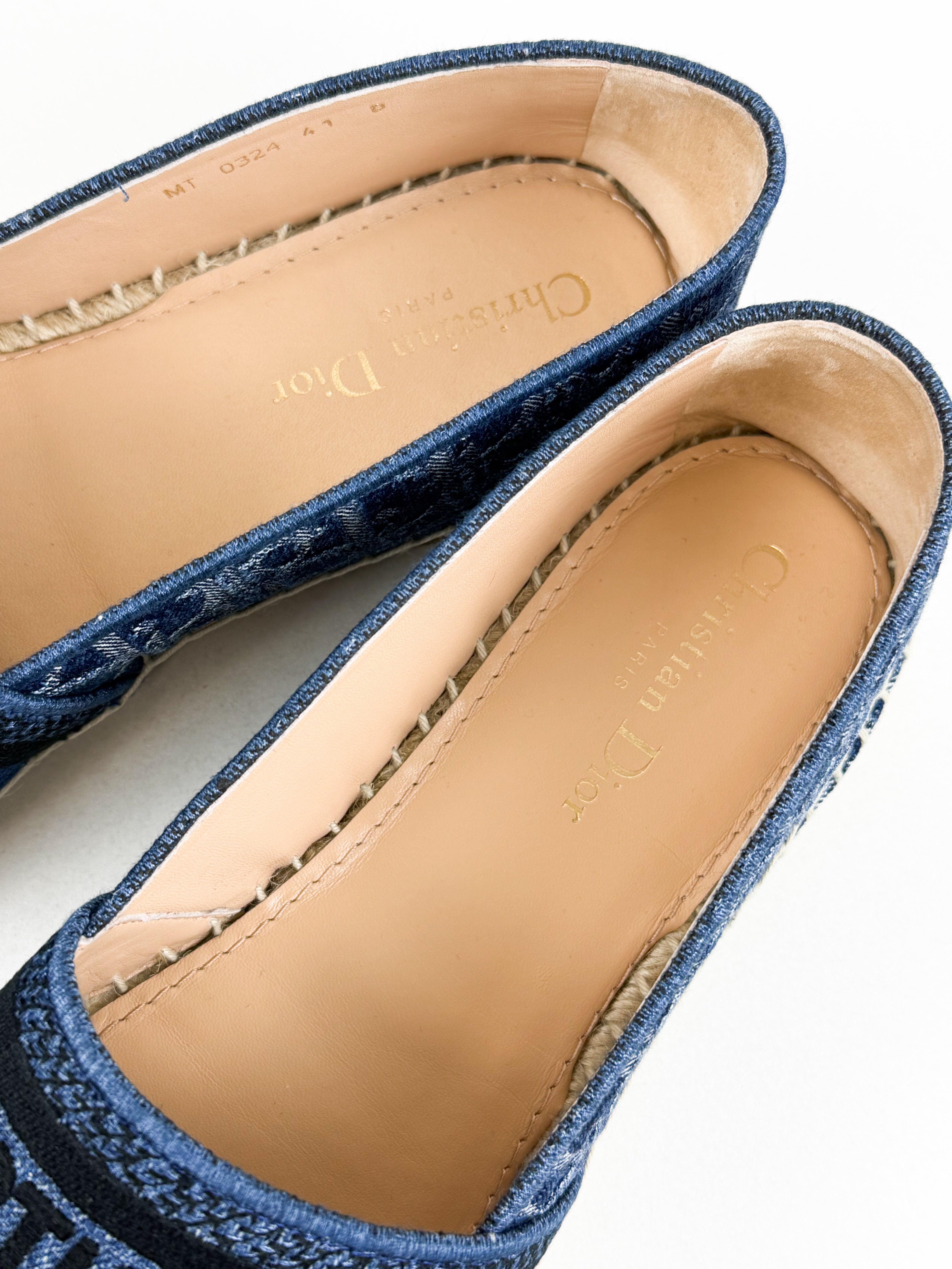 Christian Dior Espadrille Size 41