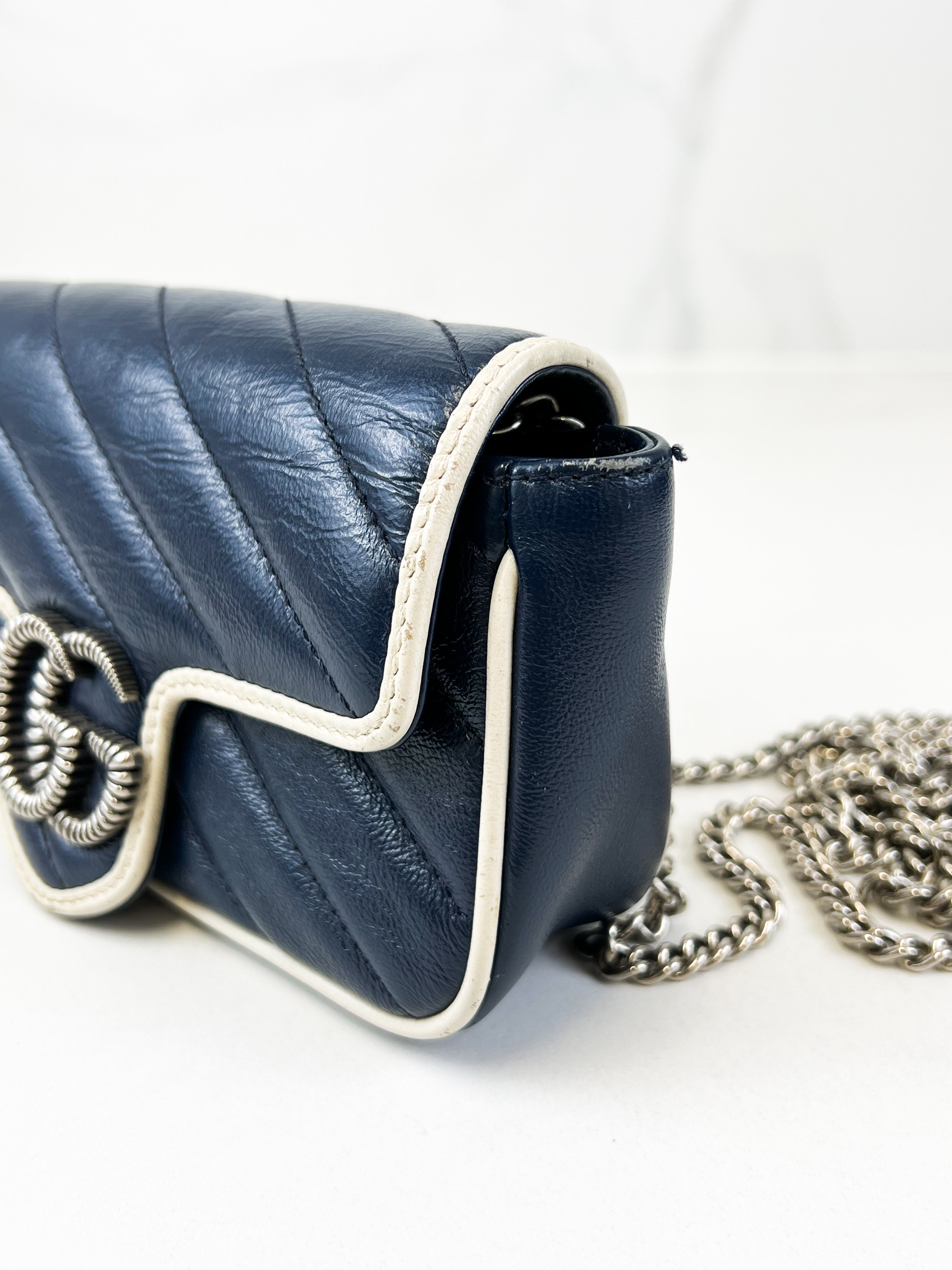 Gucci Marmont Leather crossbody Nano Bag