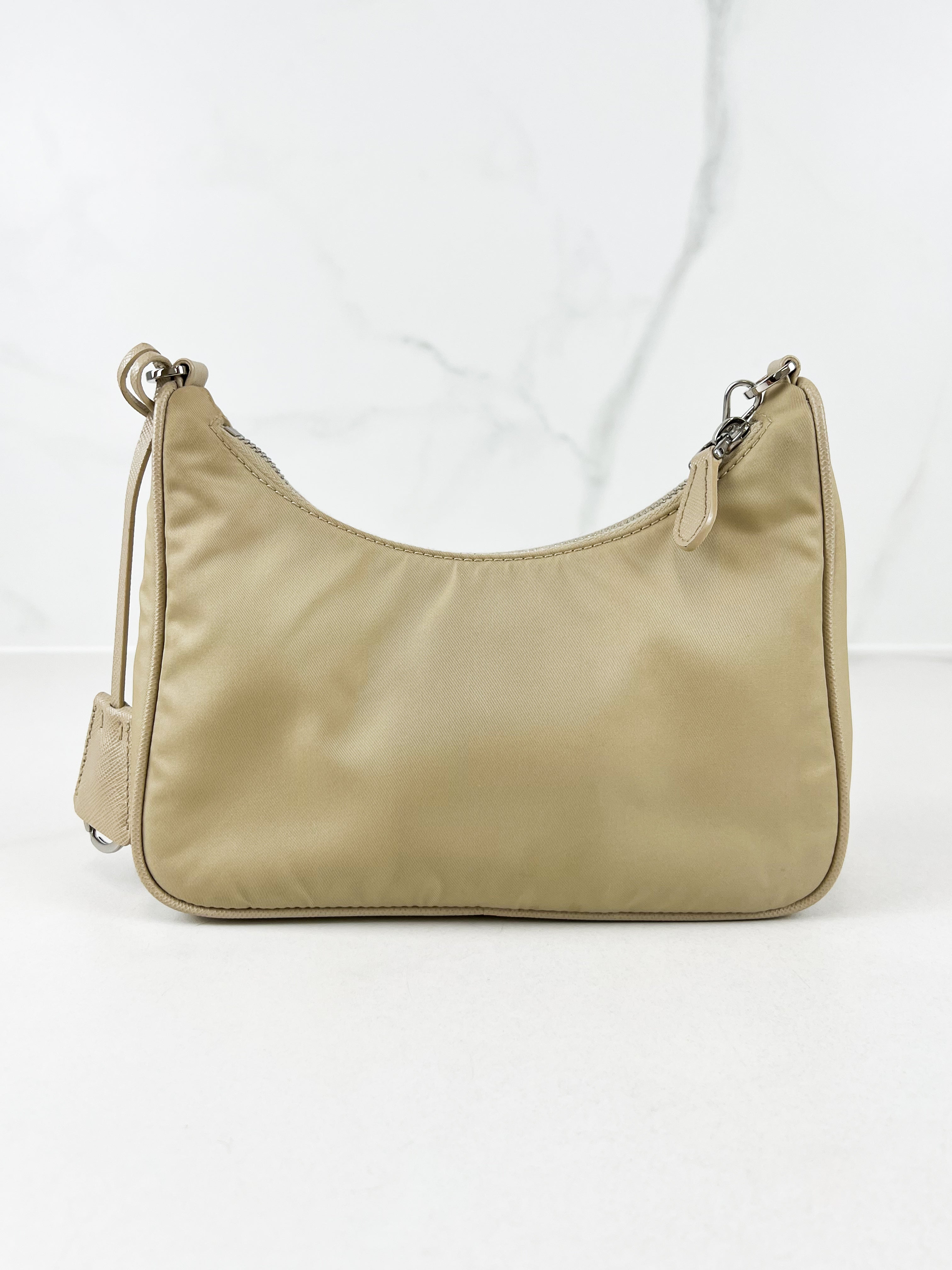 Prada Nylon Re-Edition 2005 in Beige