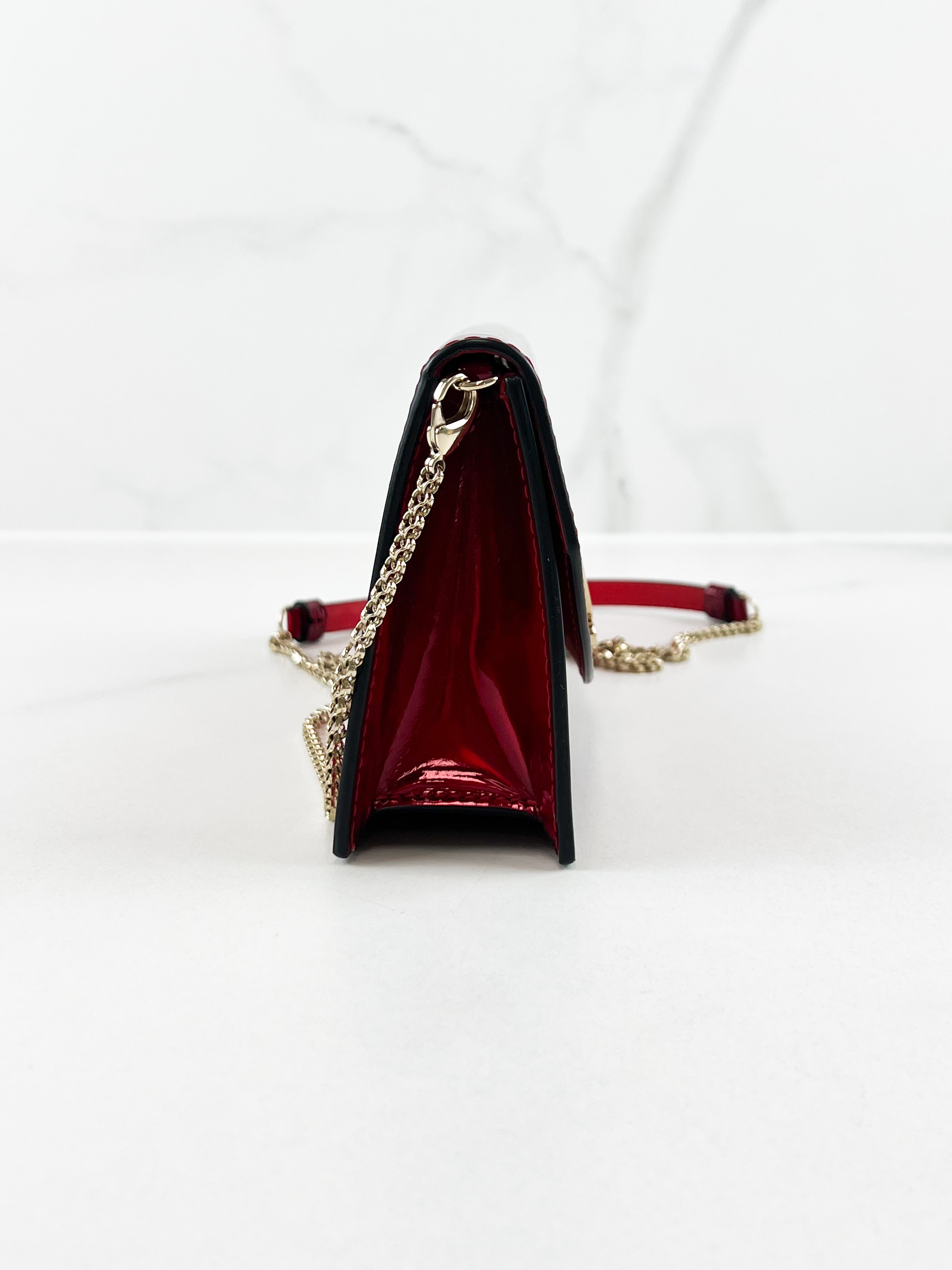 Christian Louboutin Loubi54 Patent Clutch