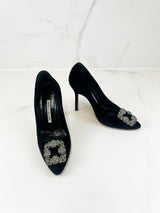 Manolo Blahnik Hangisi Pump 100mm