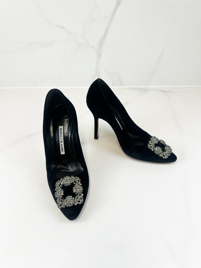 Manolo Blahnik Hangisi Pump 100mm
