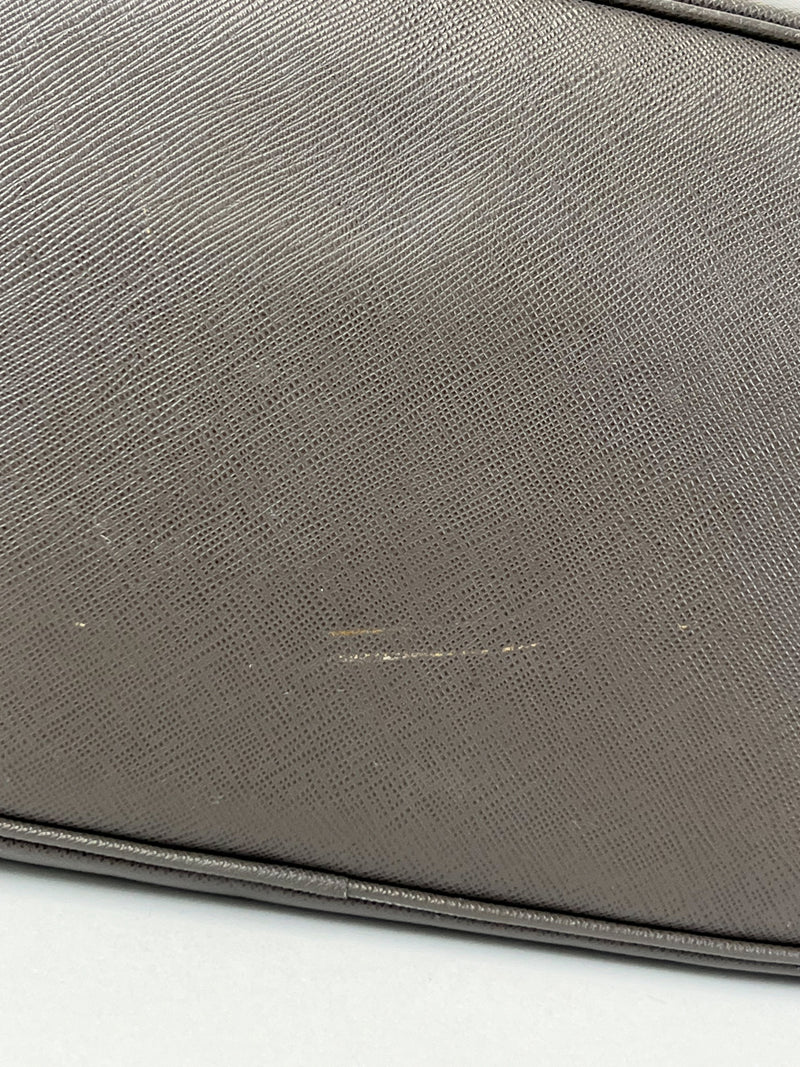 Prada Large Grey Galleria Saffiano Bag