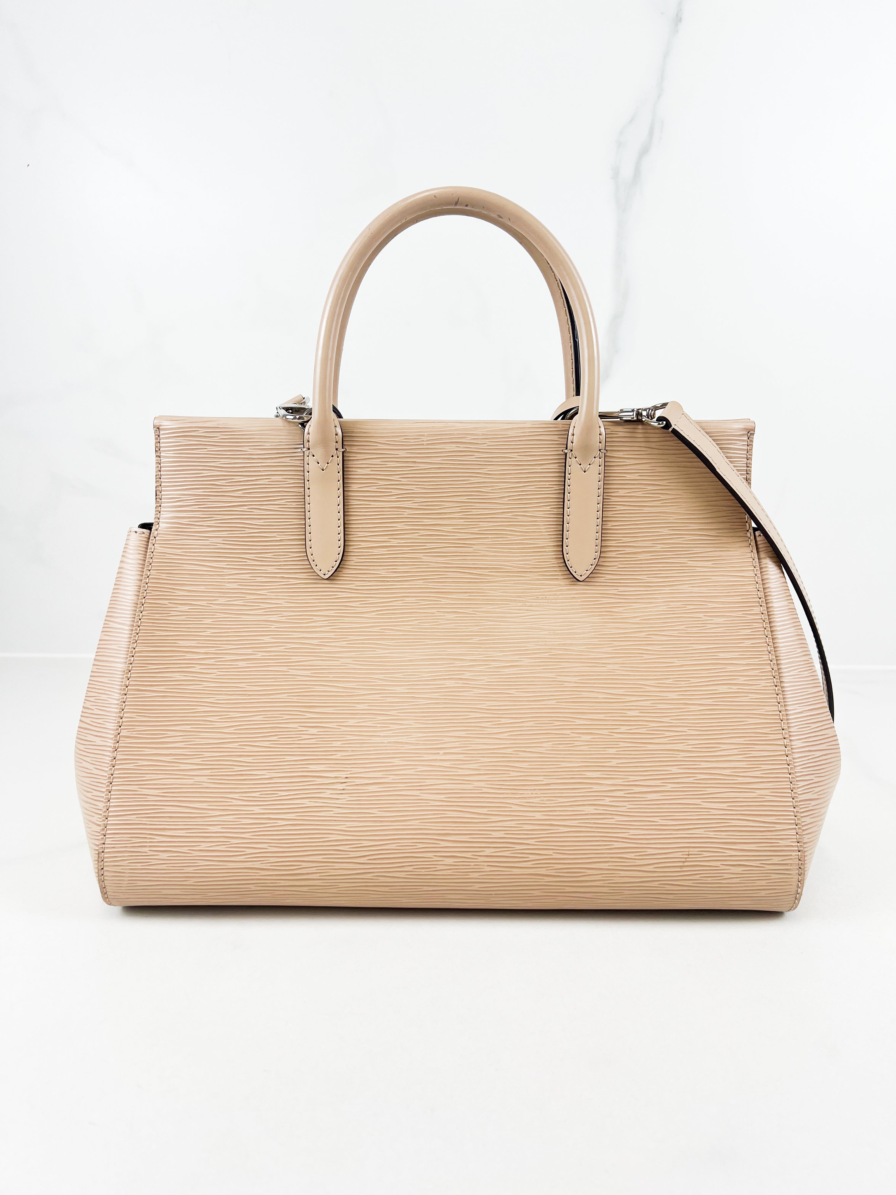 Louis Vuitton Marly MM Bag in Dune Epi Leather