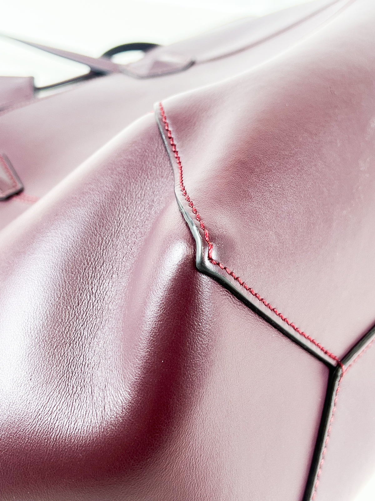 Jimmy Choo Diamond Tote in Burgundy