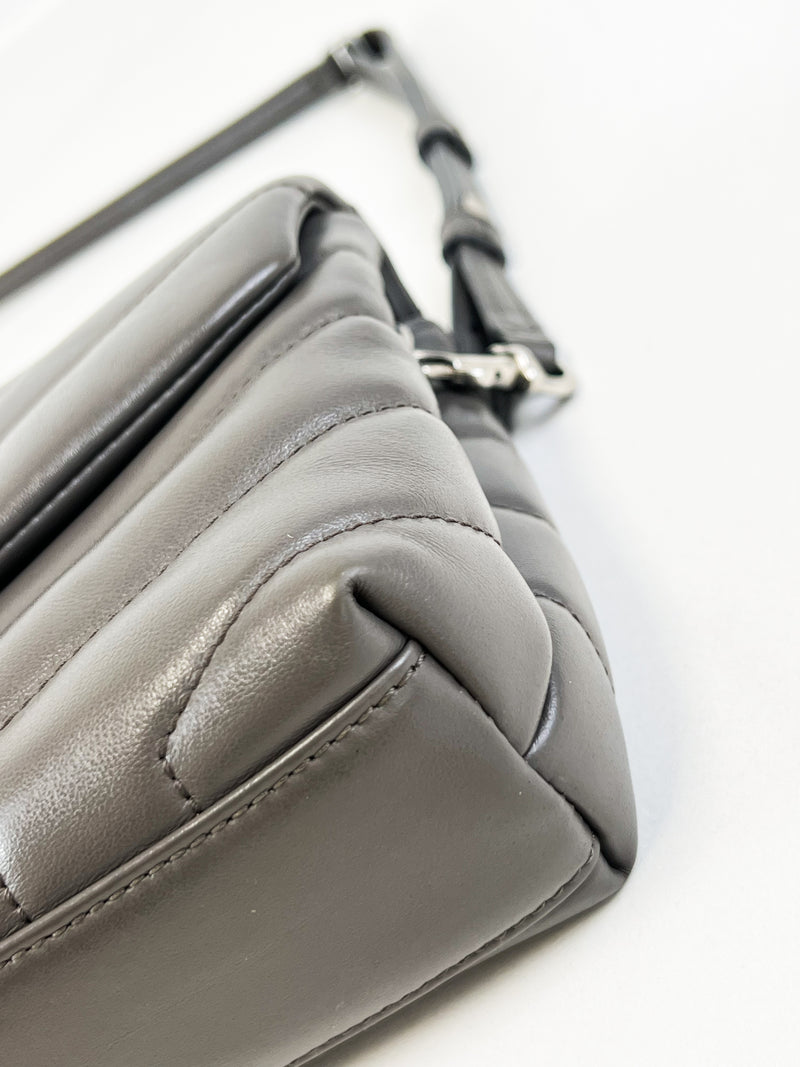 Saint Laurent Grey Loulou Toy with SHW