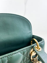 Christian Dior Small Lady Dior Teal