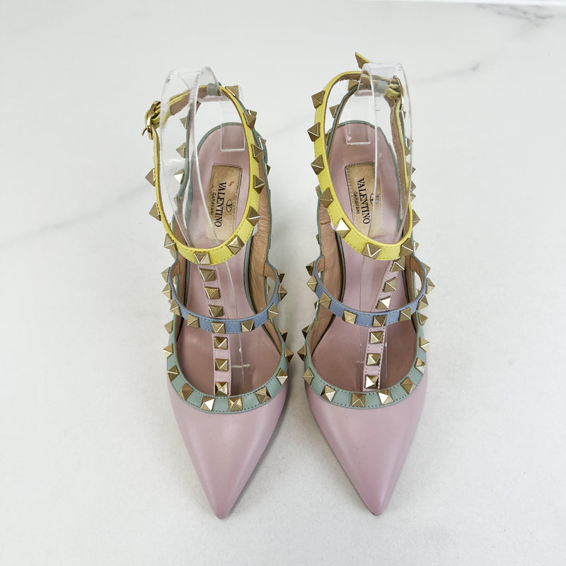 Valentino Multicolour Rockstud Pumps Size 37