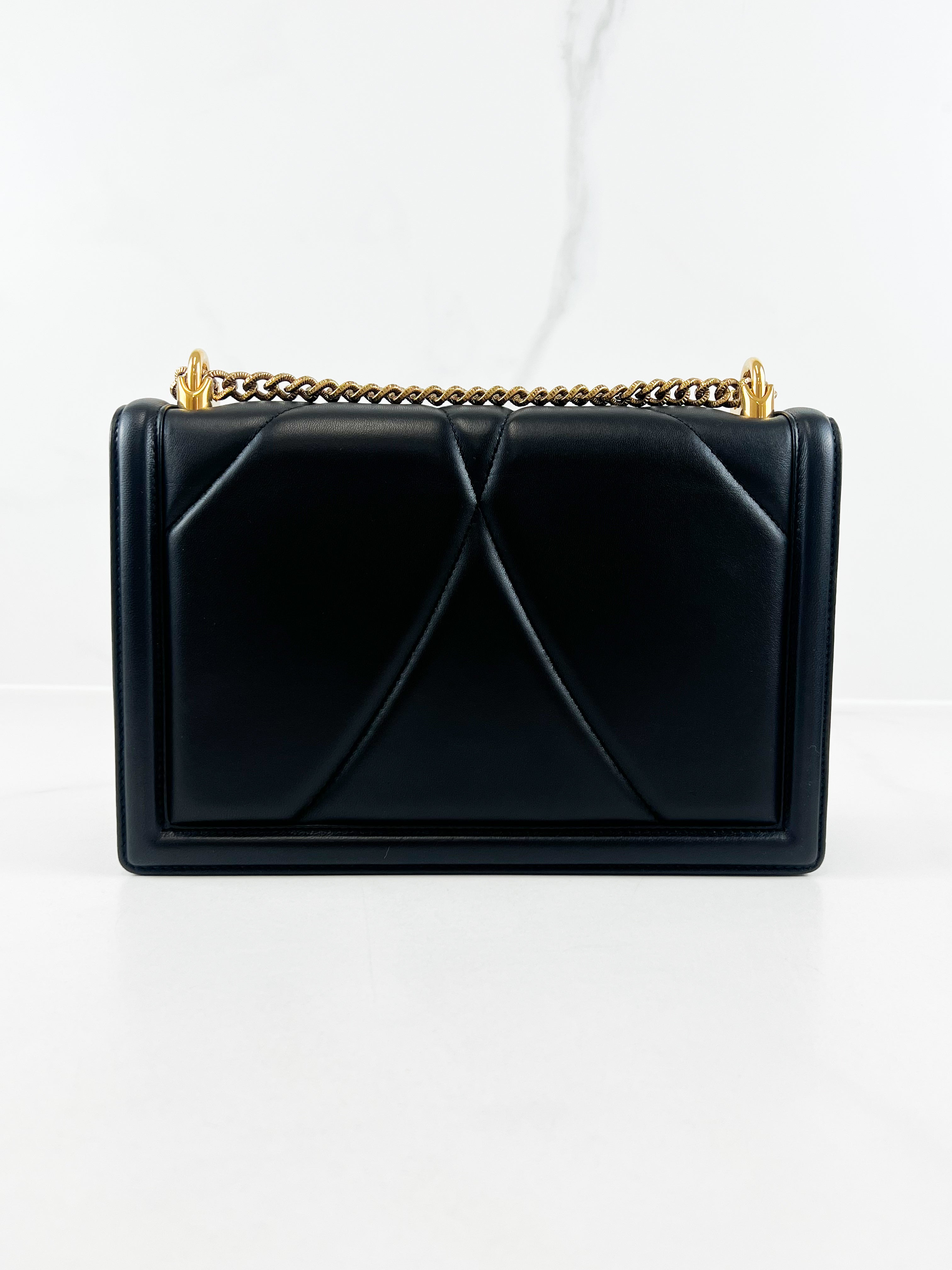 Dolce & Gabbana Large Calfskin Devotion Shoulder Bag