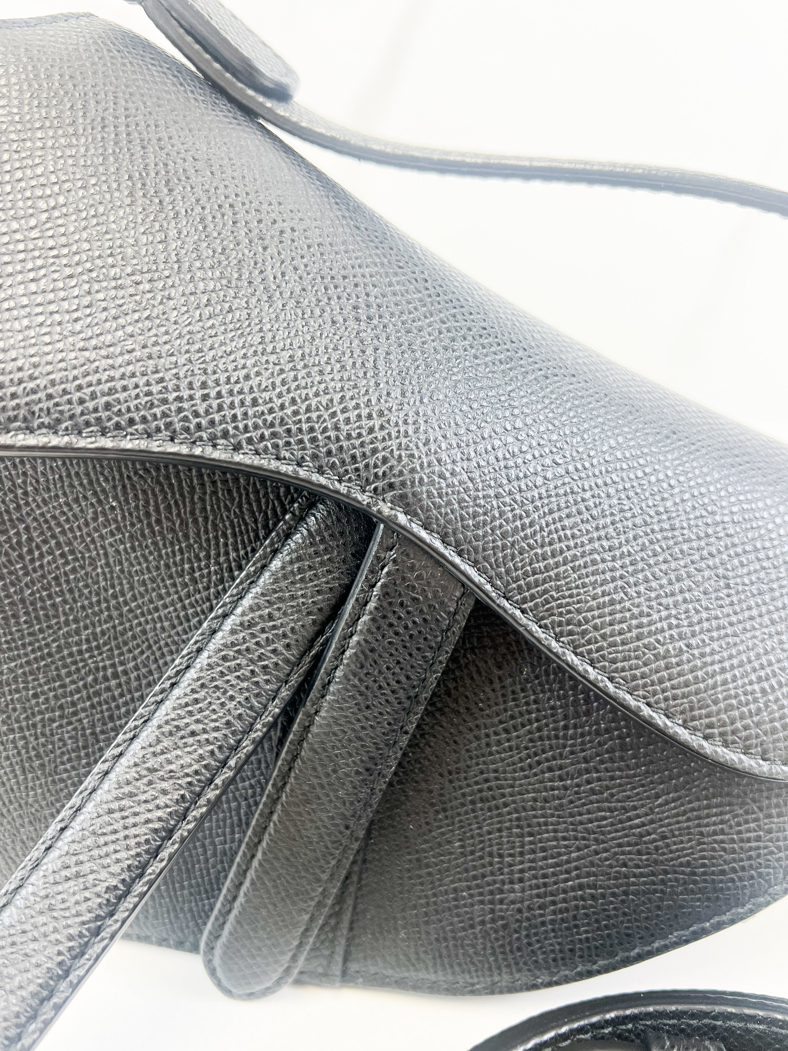 Christian Dior Mini Black Saddle