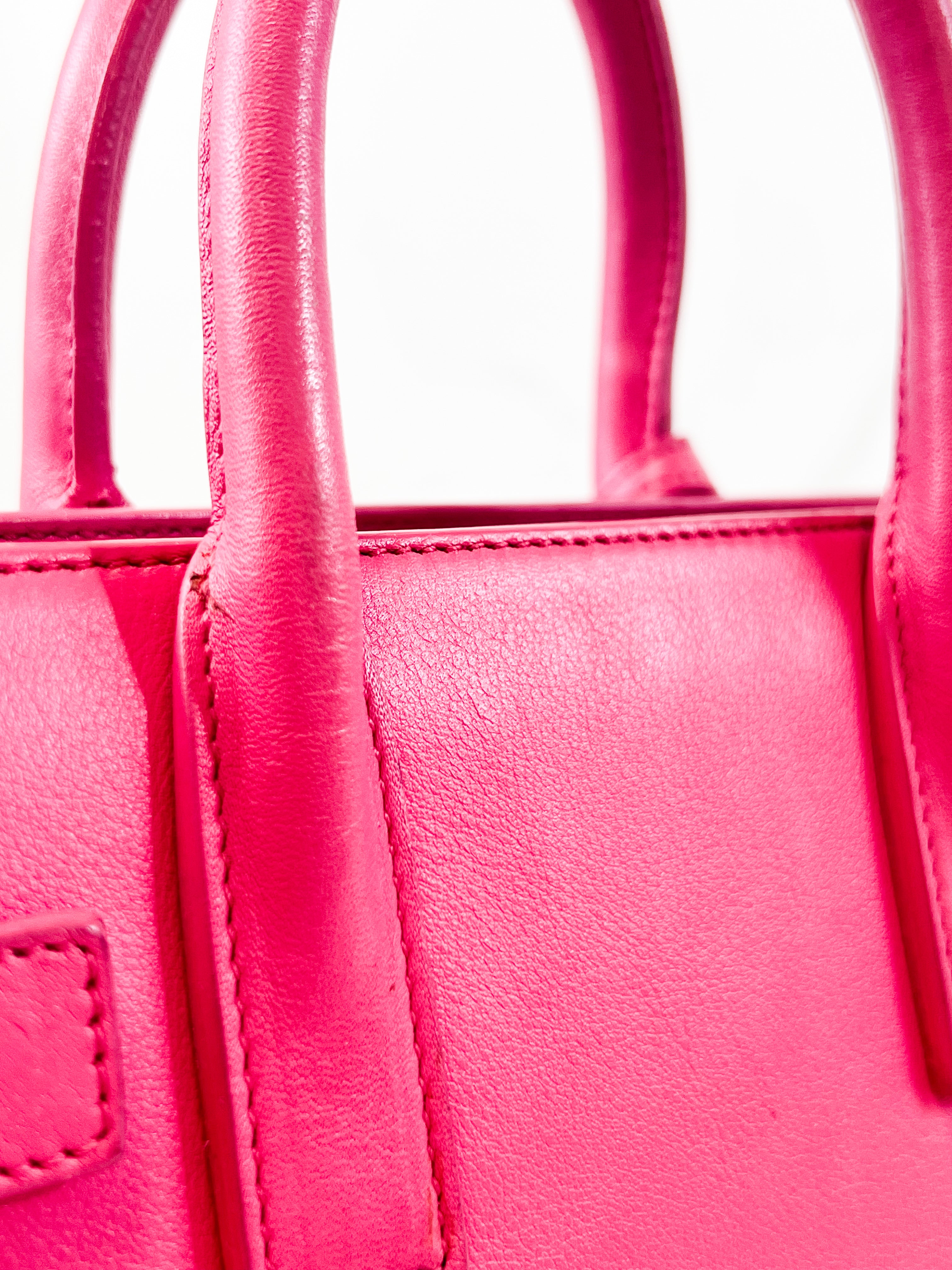 Saint Laurent Nano Sac De Jour in Pink