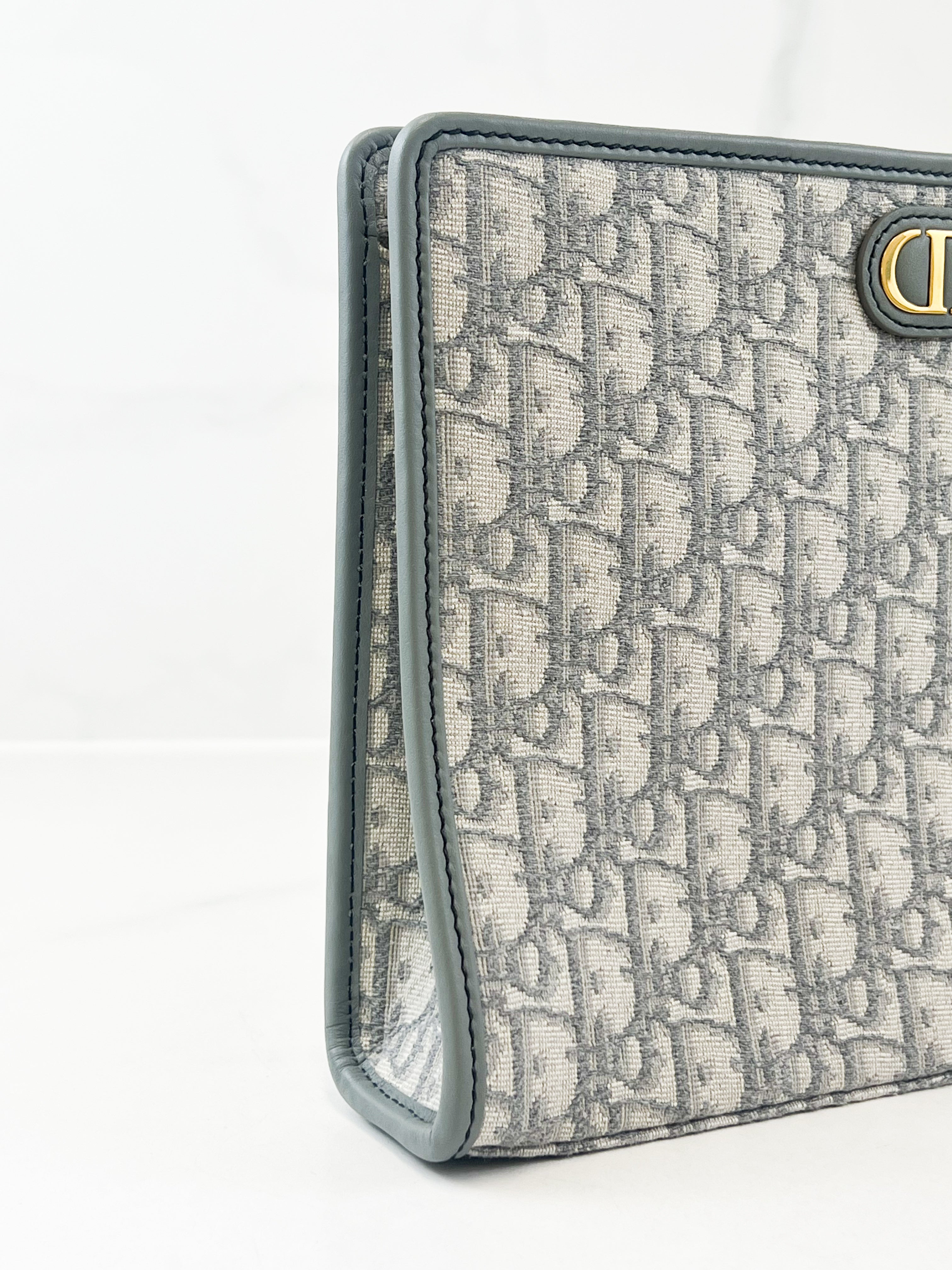 Christian Dior Embroidered Oblique Pouch