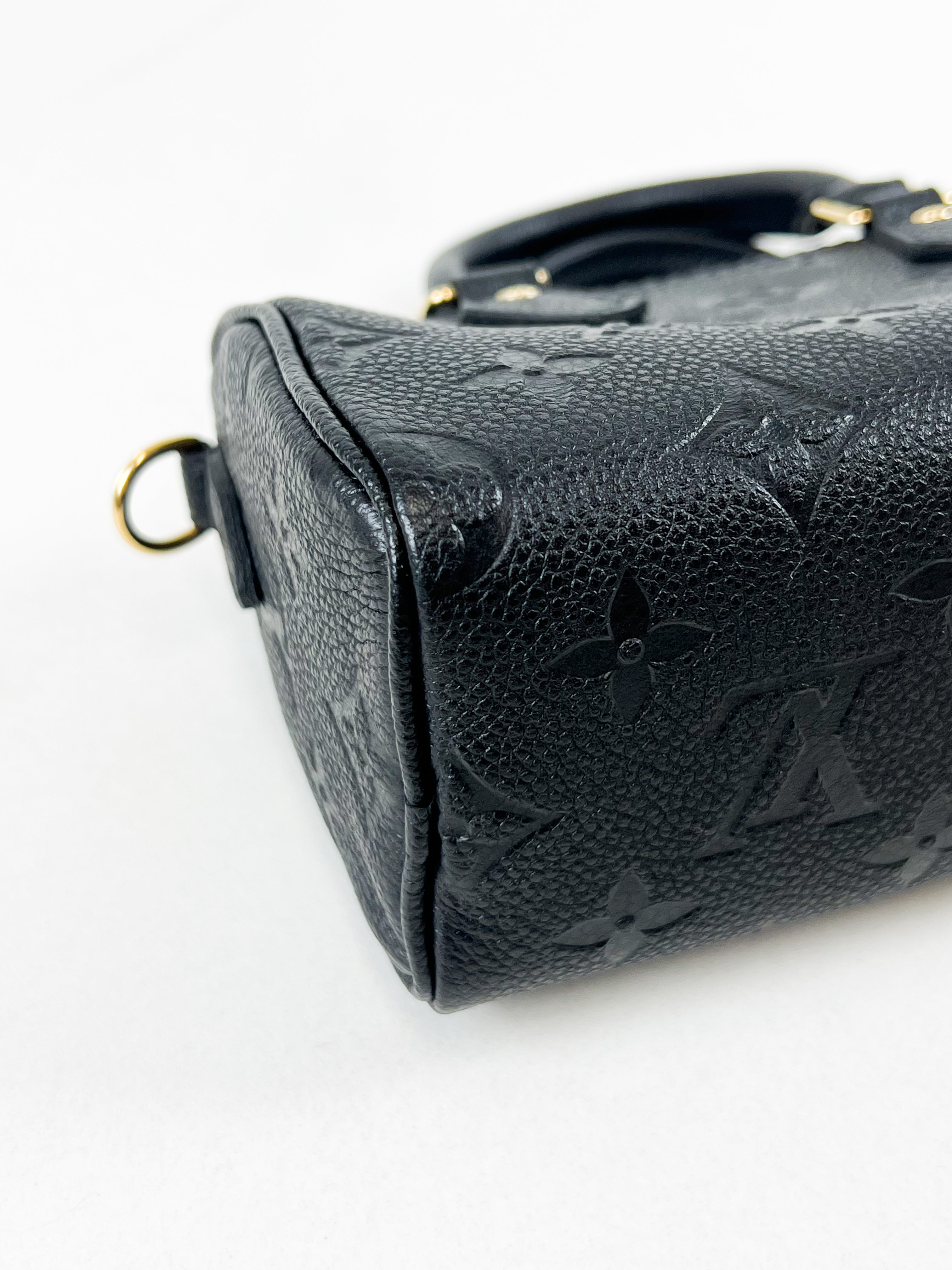 Louis Vuitton Nano Speedy in Monogram Empreinte Leather