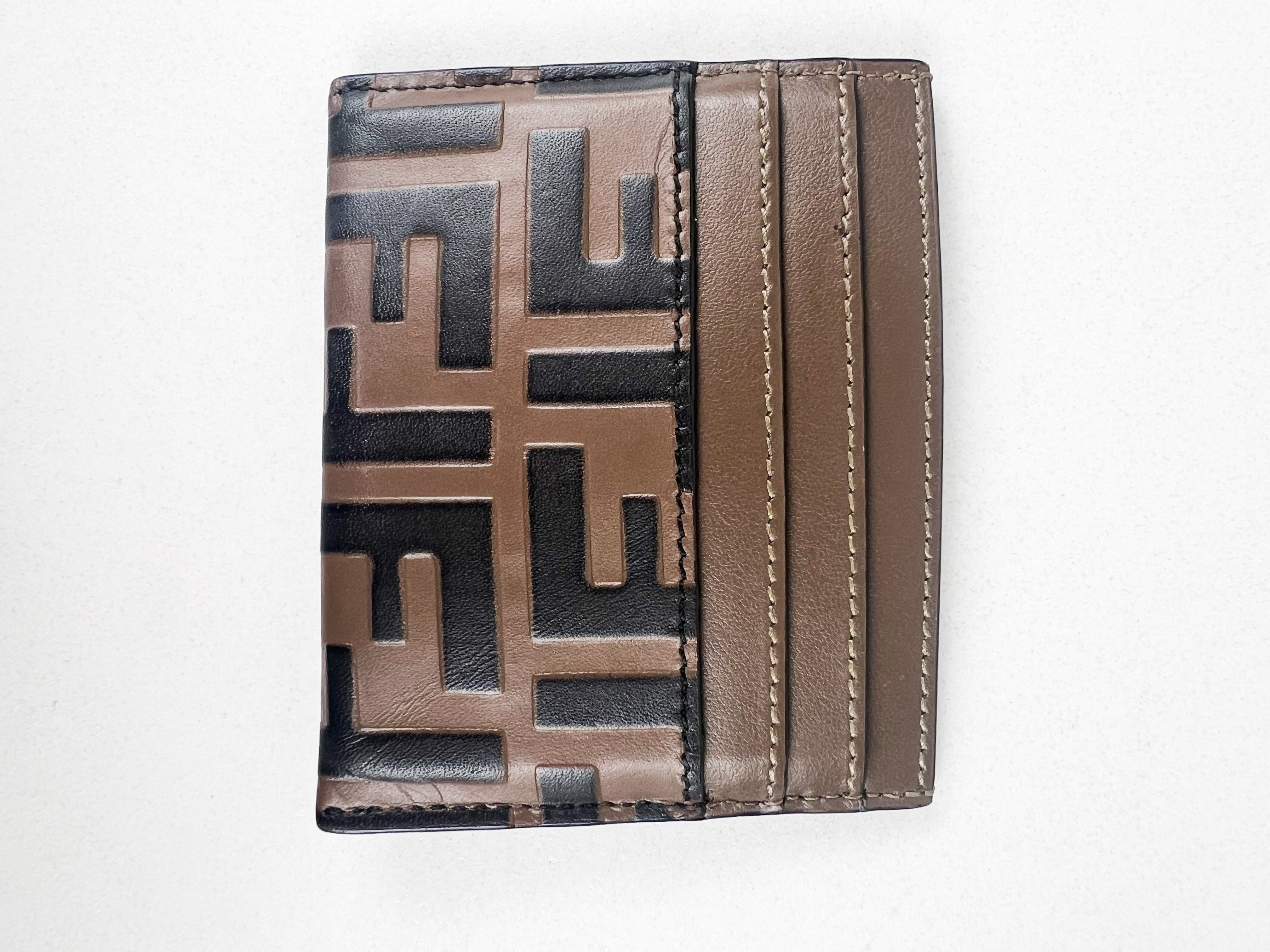 Fendi Leather Card Wallet