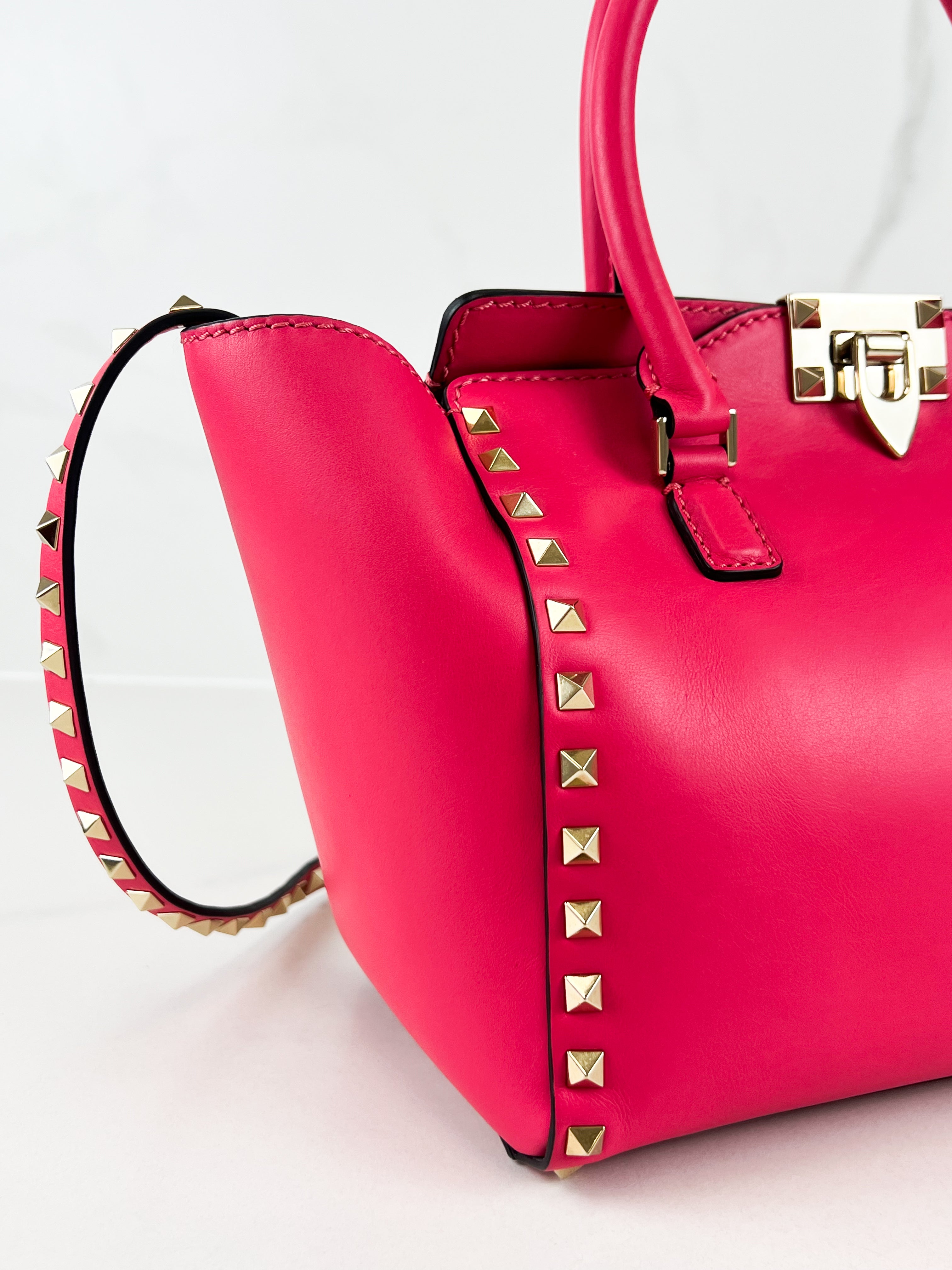 Valentino Garavani Rockstud Leather Tote