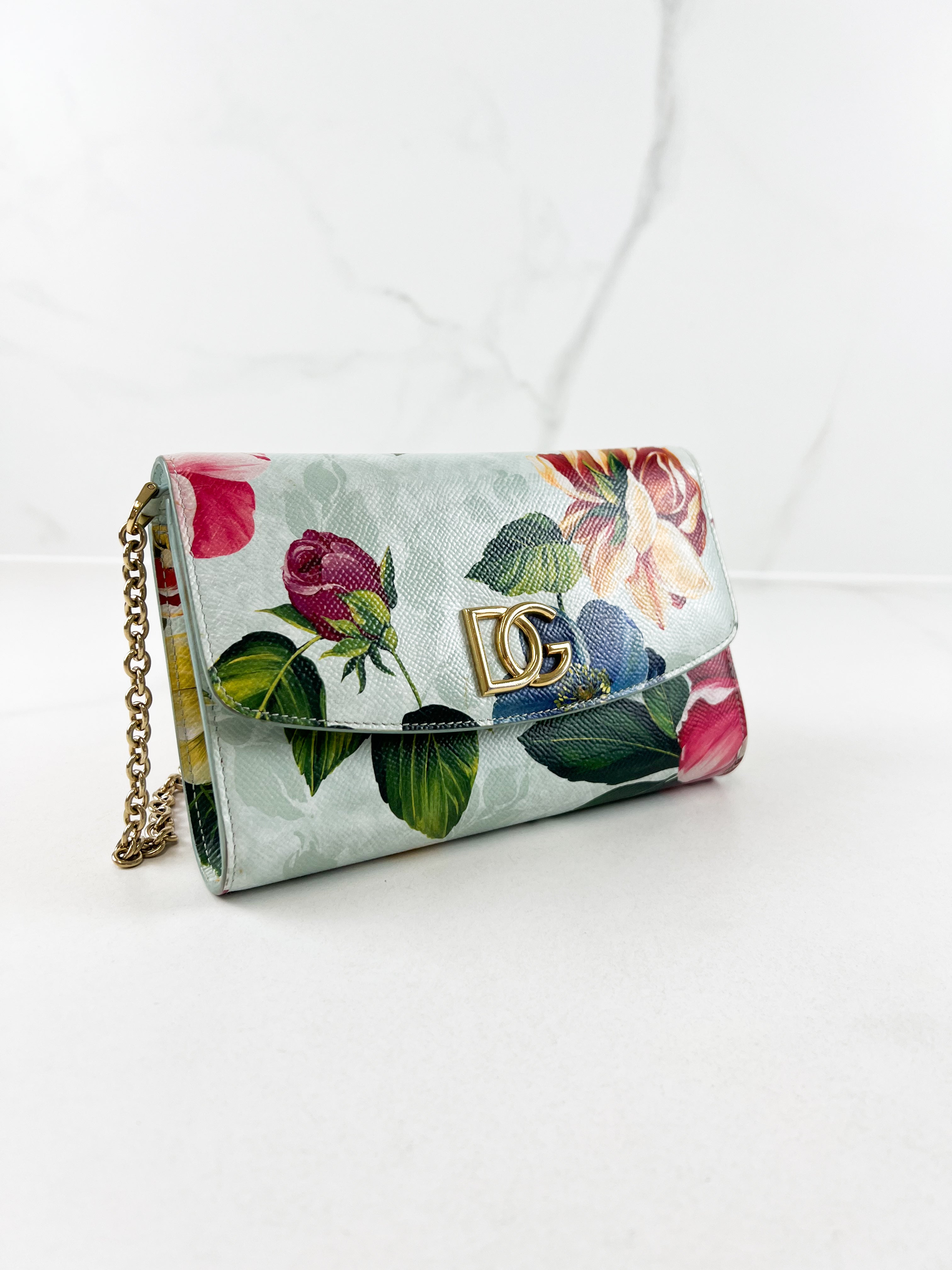 Dolce & Gabbana Floral Clutch Bag