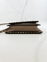 Valentino Garavani Grained Rockstud Shoulder Bag