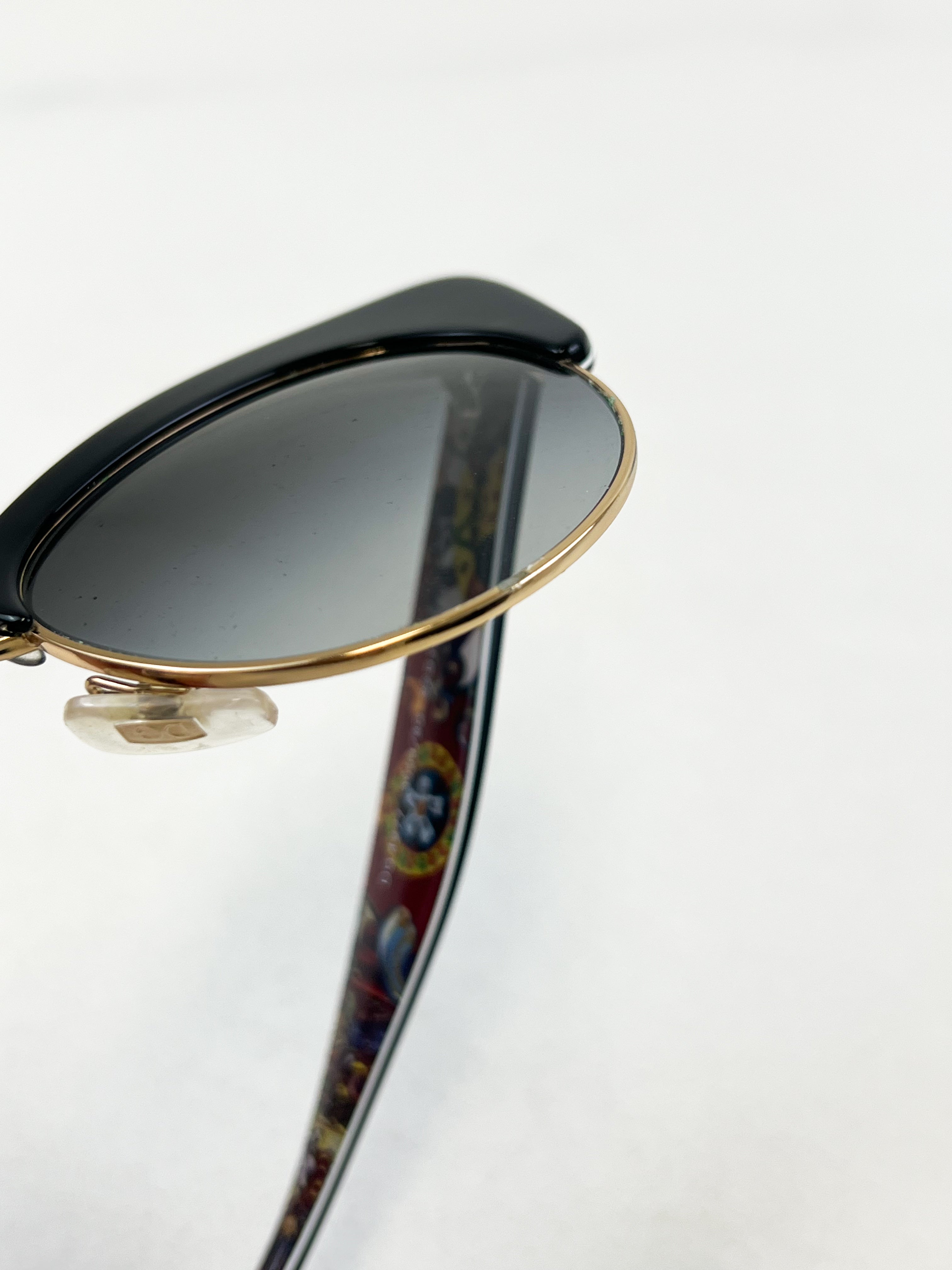 Dolce & Gabbana Black Cat Eye Sunglasses