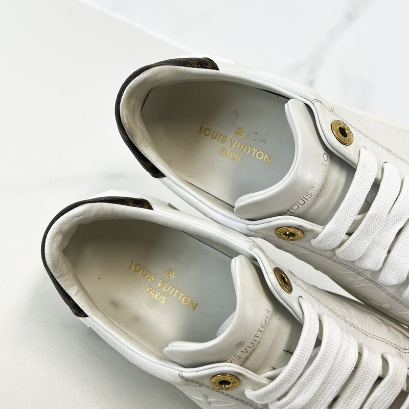 Louis Vuitton Monogram Time Out Sneaker Size 35