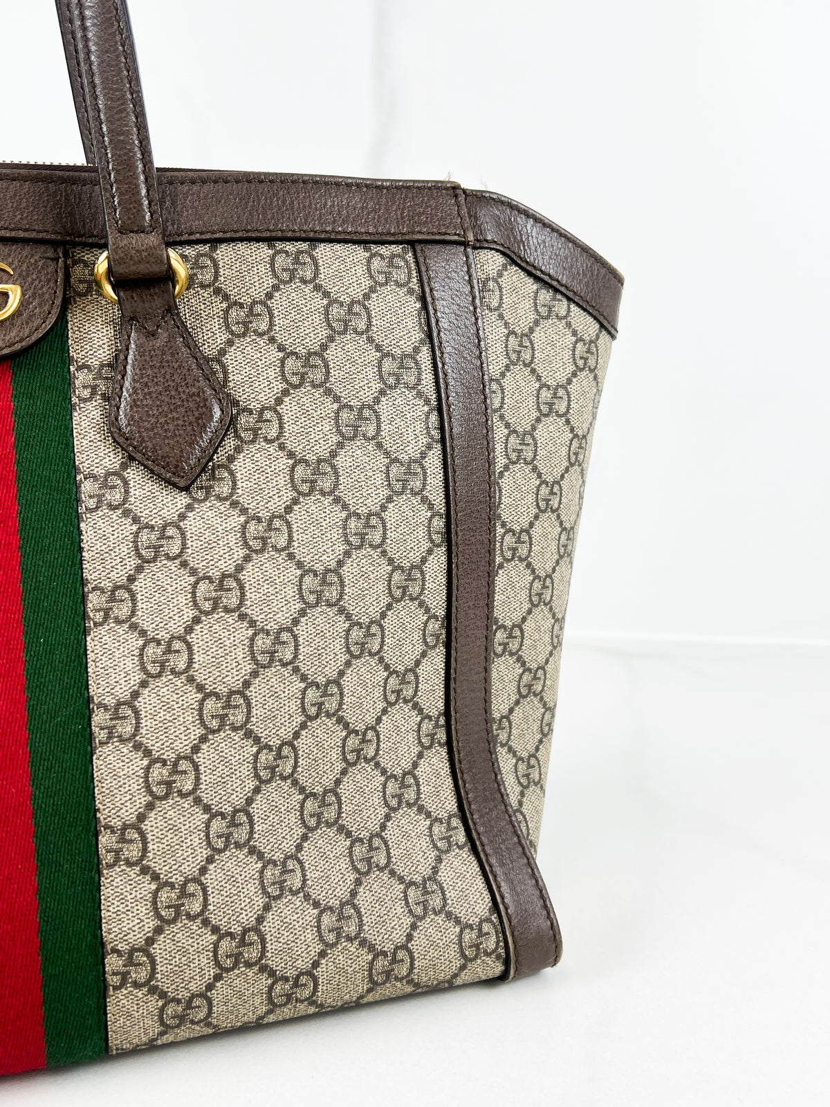 Gucci Medium GG Supreme Ophidia Tote Bag