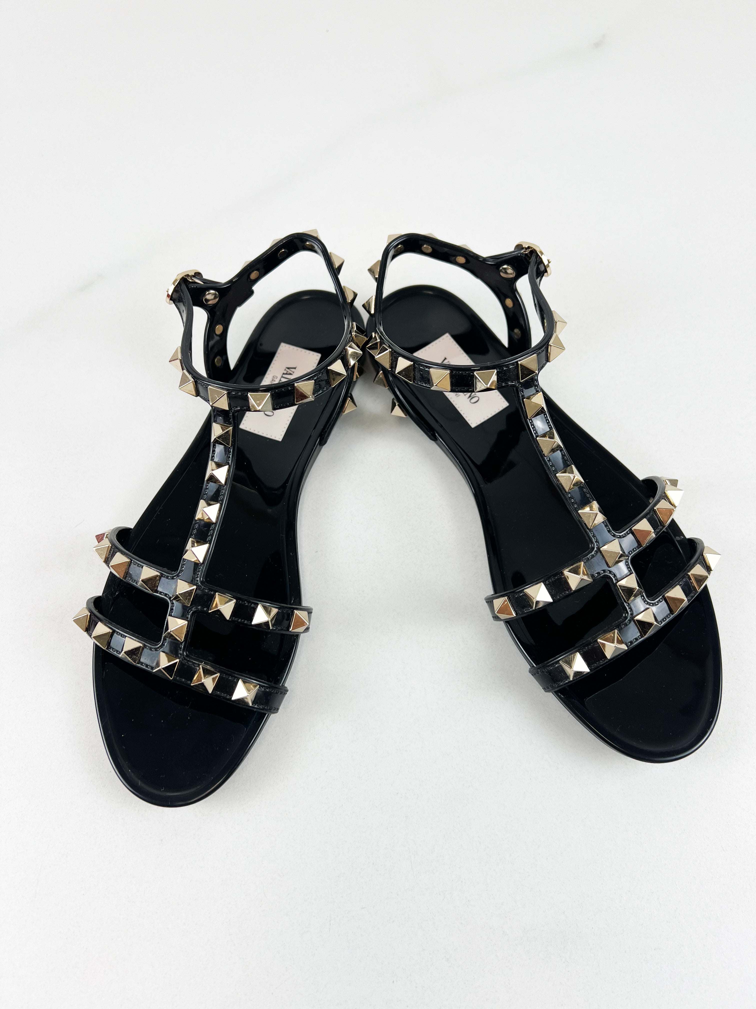 Valentino Jelly Rockstud Sandals Size 35