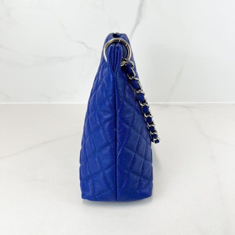 Chanel Blue Caviar Quilted Tote