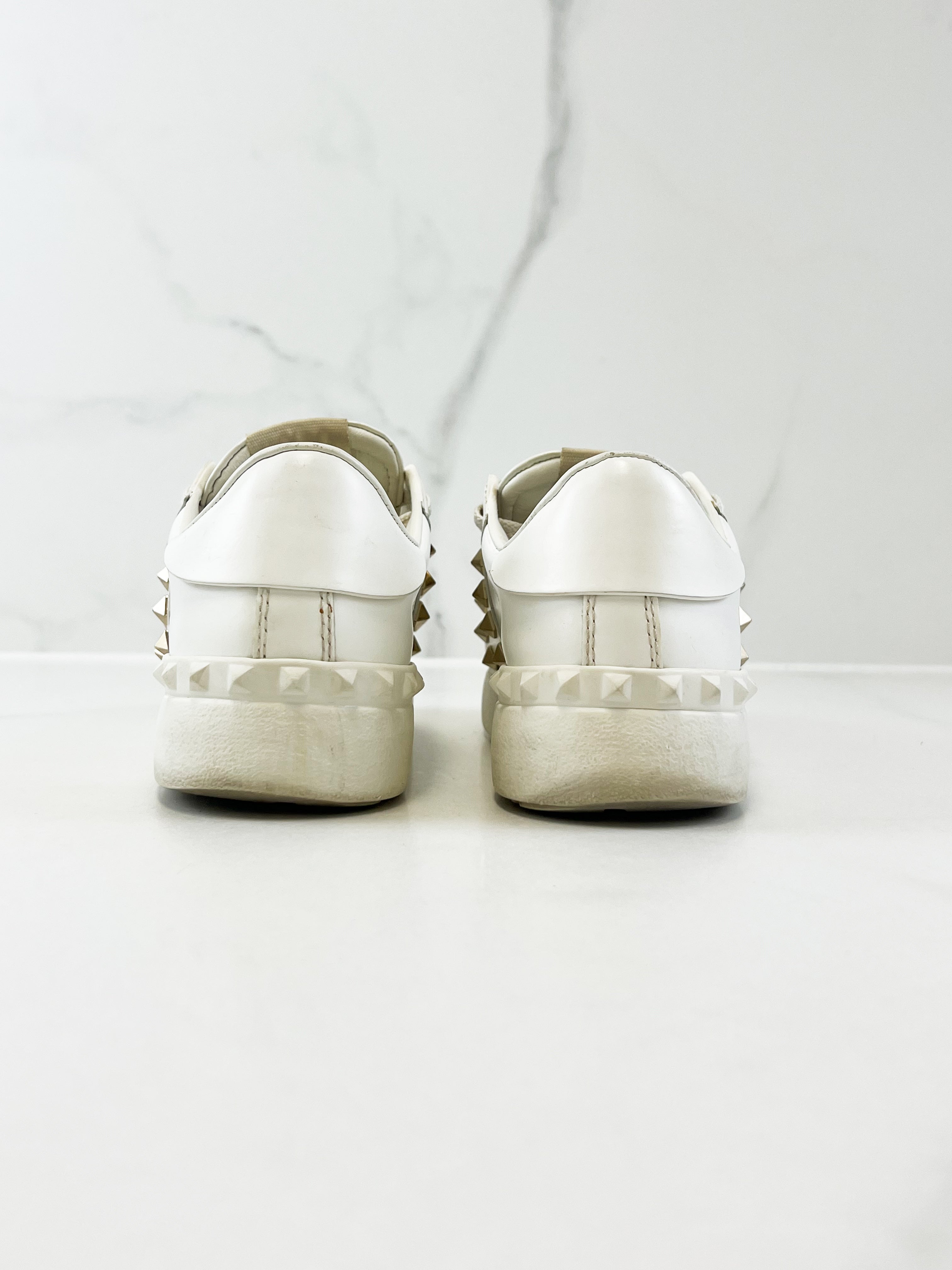 Valentino Rockstud Open Sneaker Size 36