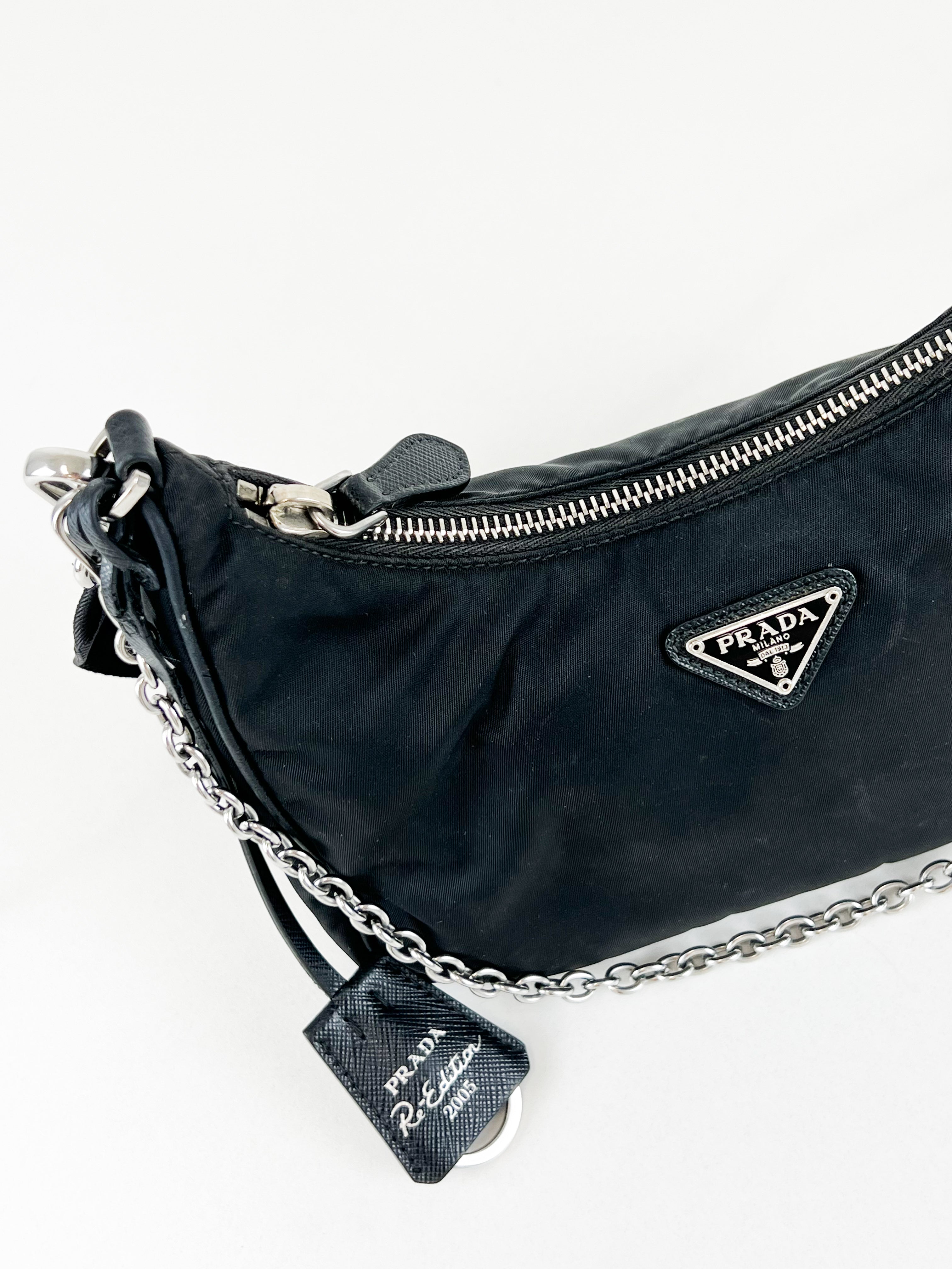 Prada Nylon Re-Edition 2005 in Black