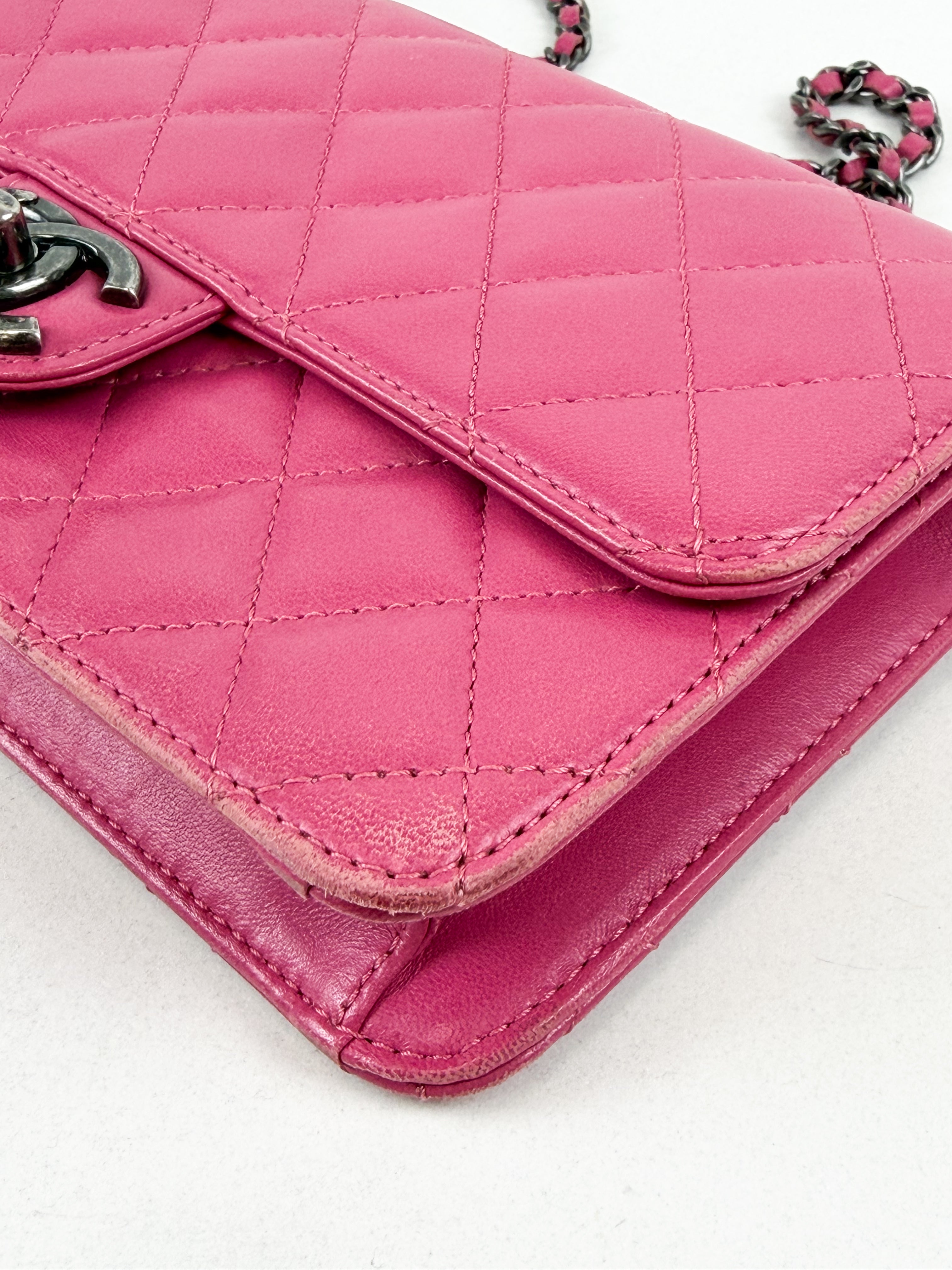 Chanel Crossing Times Flap Bag Pink