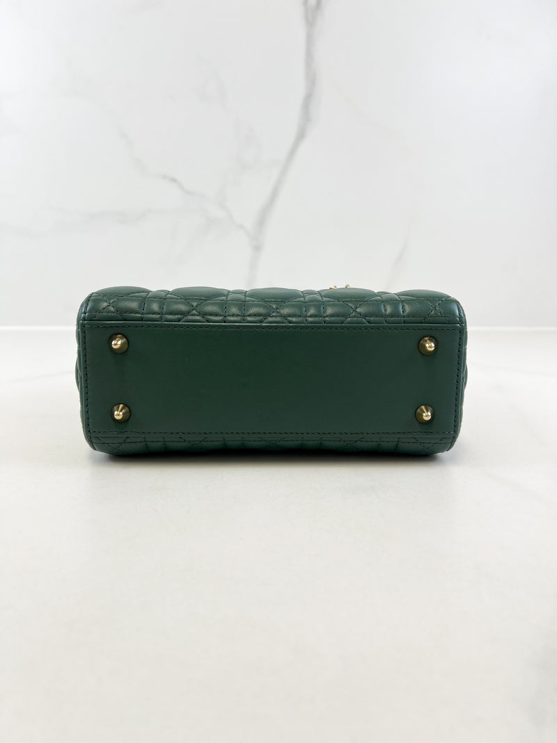 Christian Dior Small Lady Dior Teal