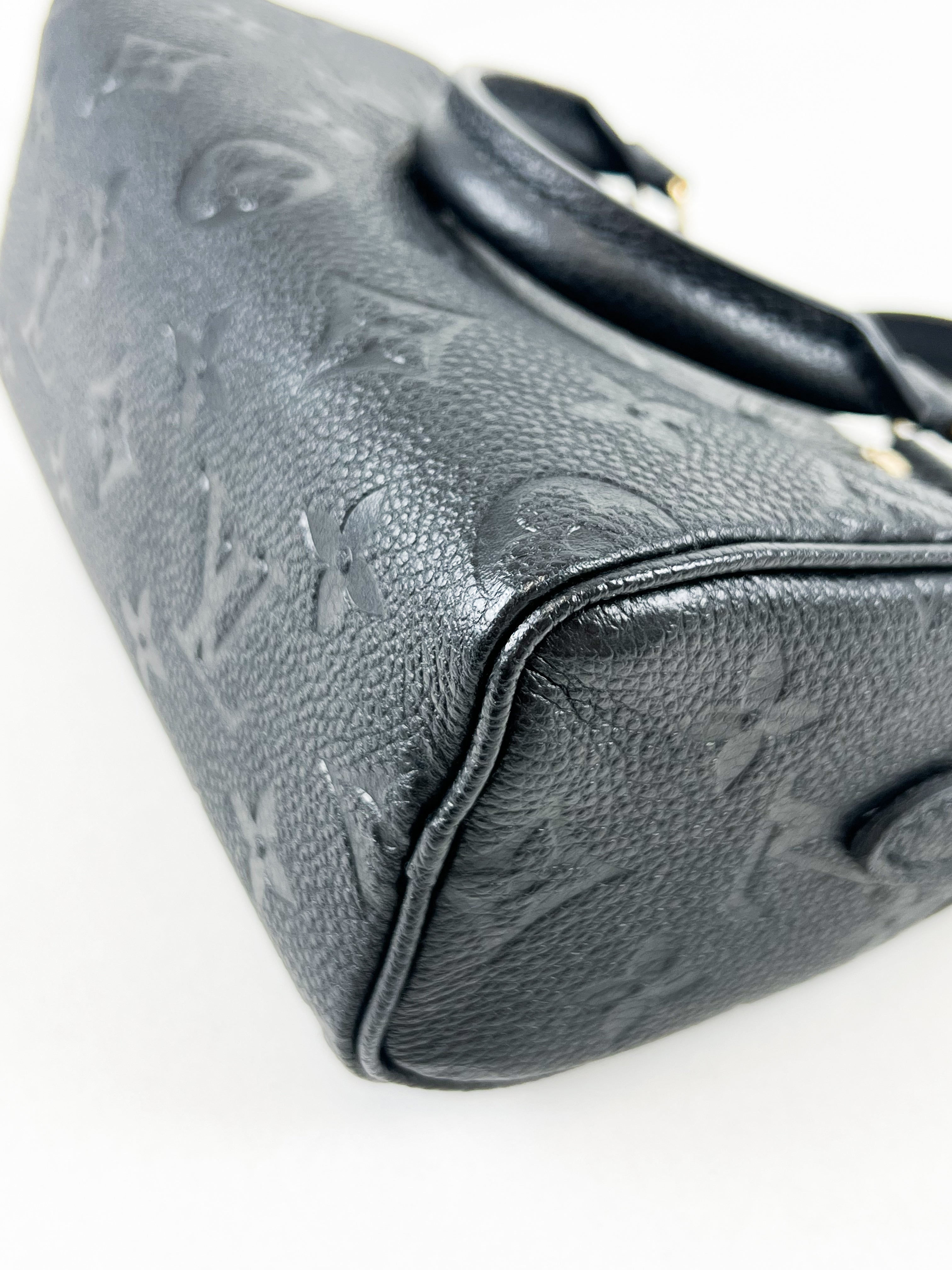 Louis Vuitton Nano Speedy in Monogram Empreinte Leather