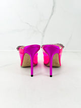 Jimmy Choo Bing 100 Pink Mule Size 40