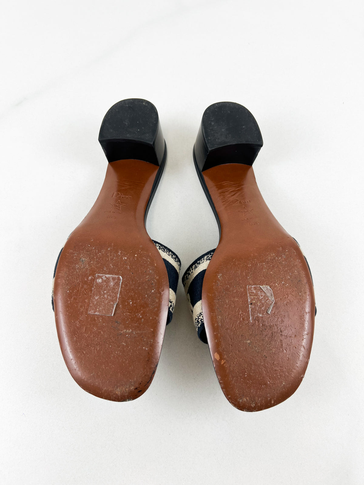 Christian Dior Dway Mule Slides Size 40.5