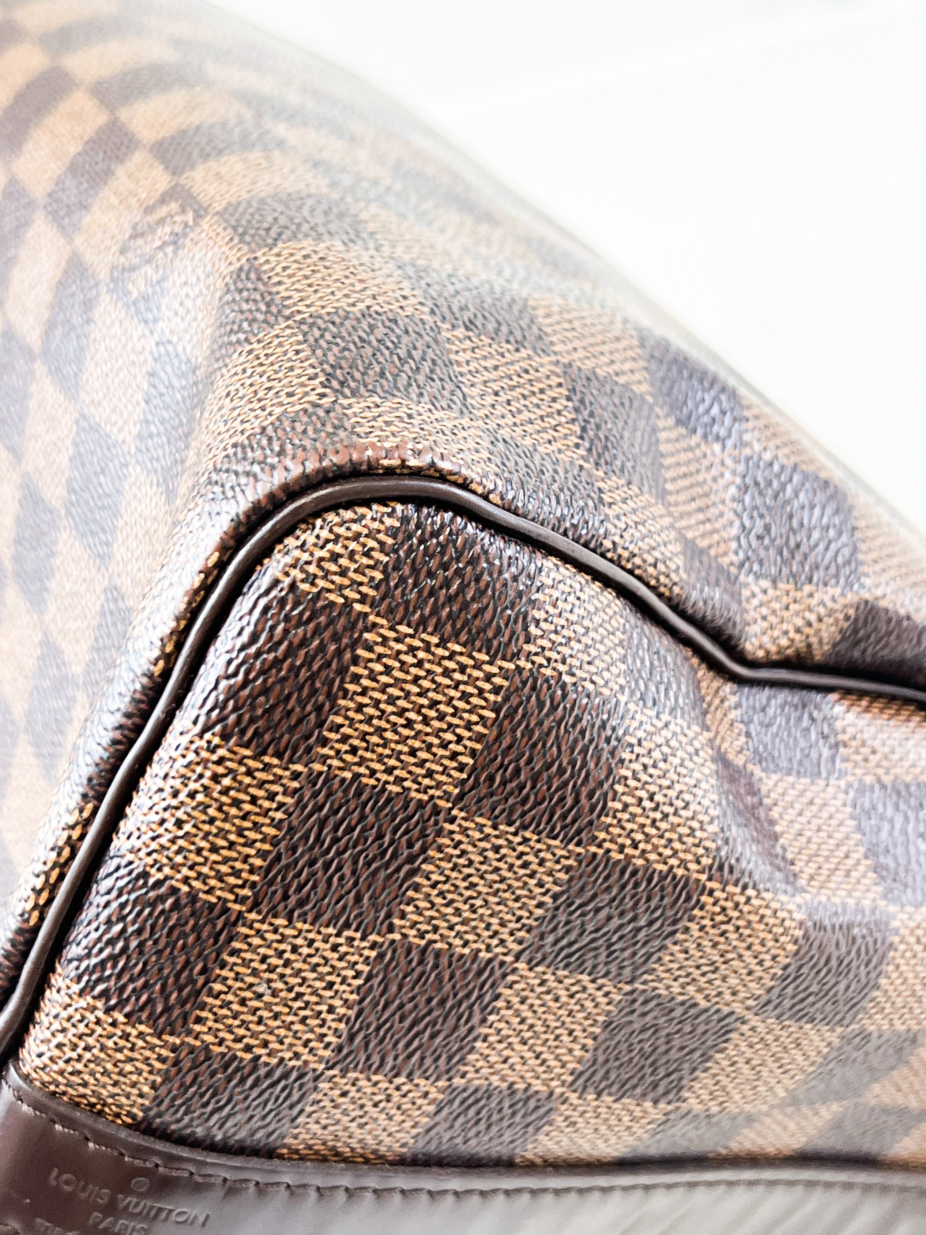 Louis Vuitton Speedy 30 Bandoulière Damier Ebene Canvas