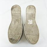 Fendi White FF Leather Sneakers Size 38