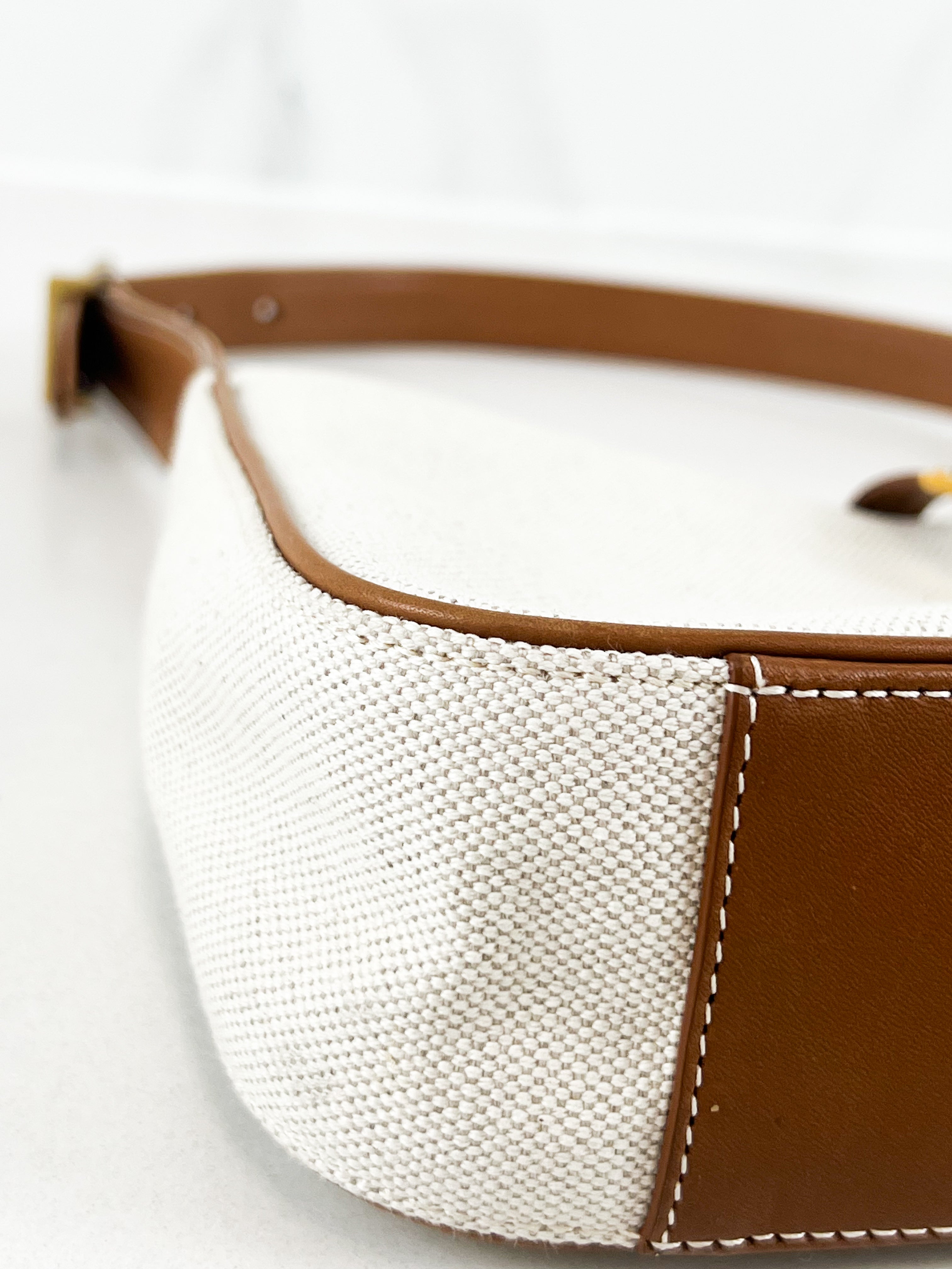 Saint Laurent Small Shoulder Bag in Grey/Brick