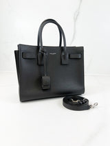 Saint Laurent Baby Sac De Jour in Charcoal Grey