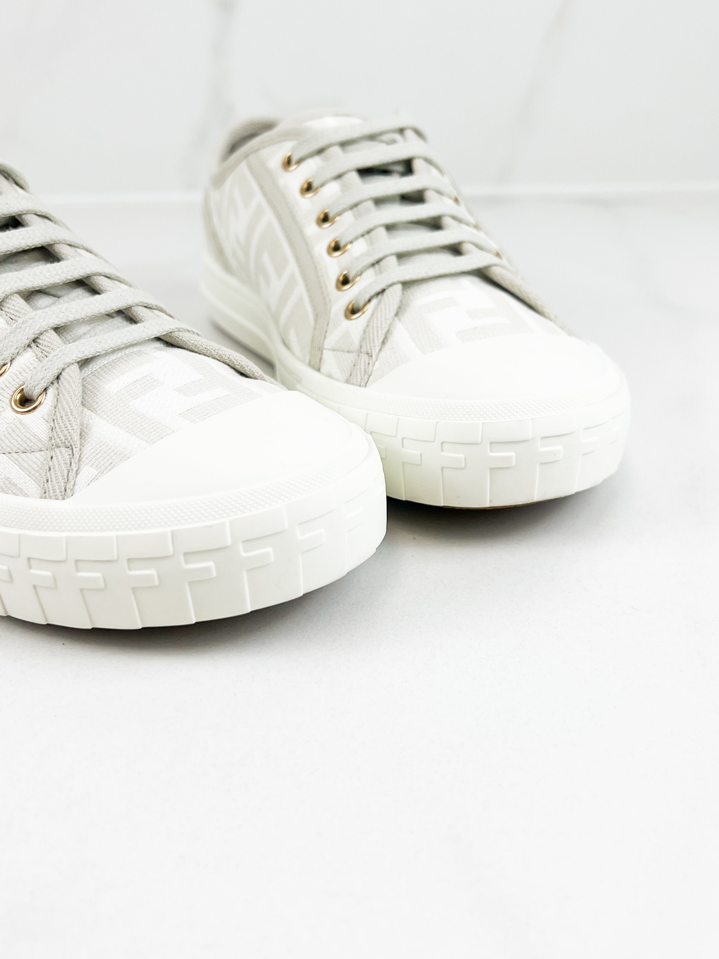 Fendi Domino FF Fabric Low-Top Sneaker