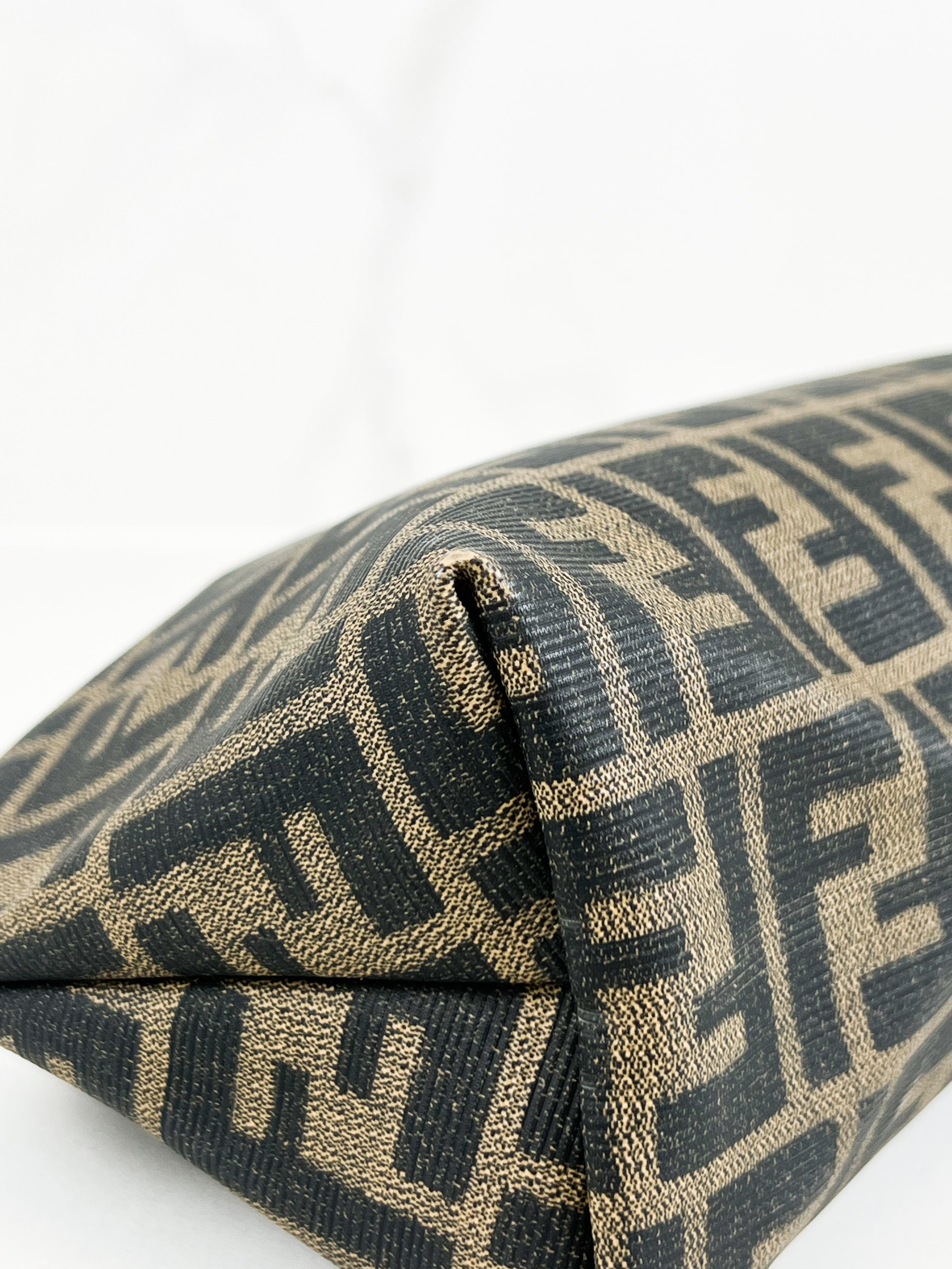 Fendi Coated Canvas Monogram FF Pouch