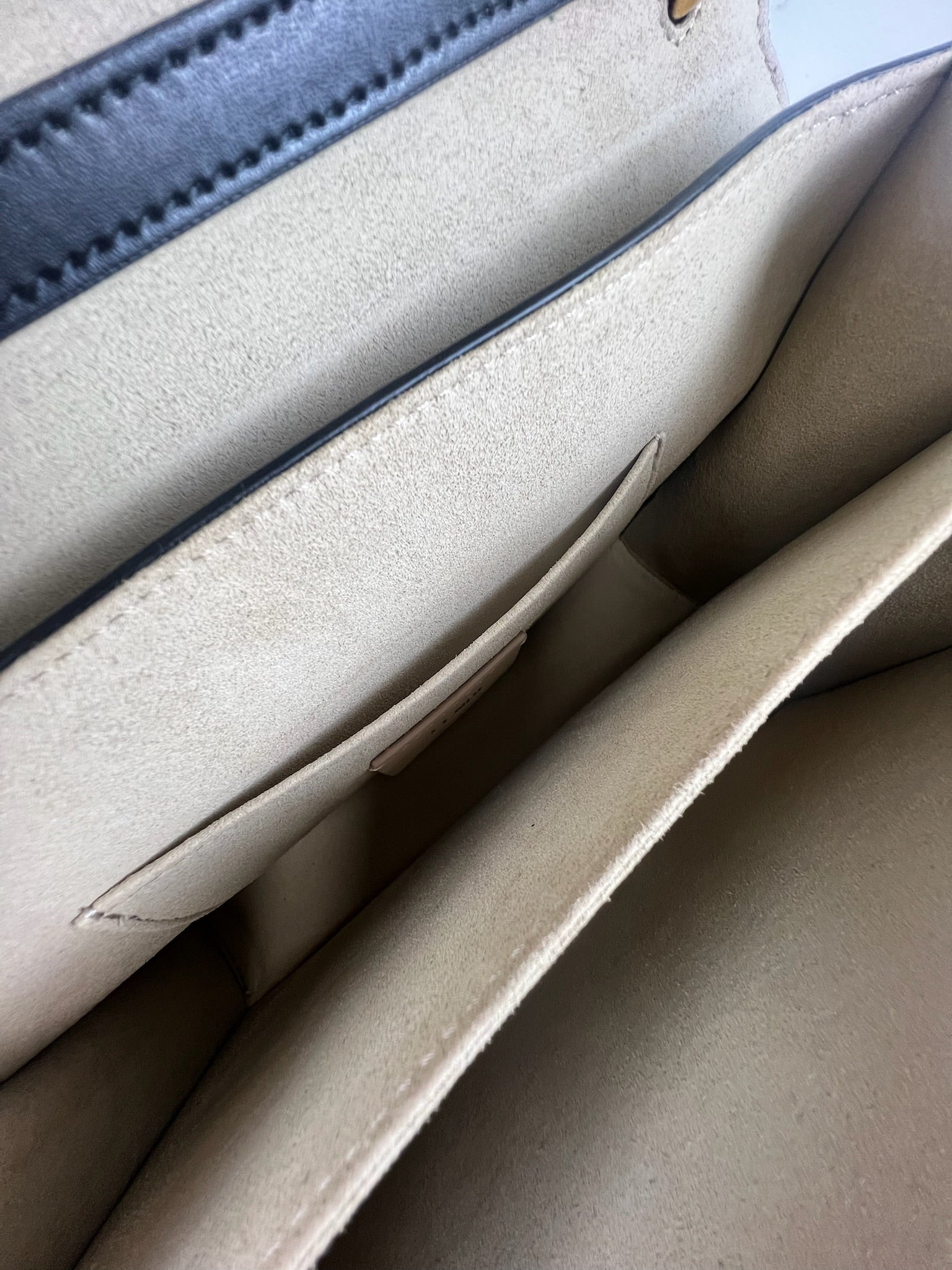 Fendi Kan I Medium Embossed Shoulder Flap Bag