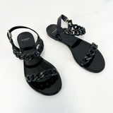 Givenchy Black Jelly Sandal Size 38