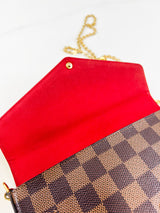 Louis Vuitton Felicie Pochette Damier Ebene