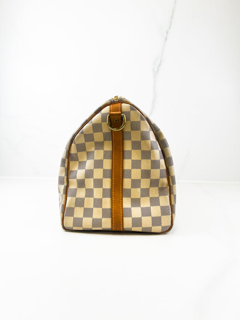 Louis Vuitton Speedy 35 Bandoulière Damier Azur Canvas