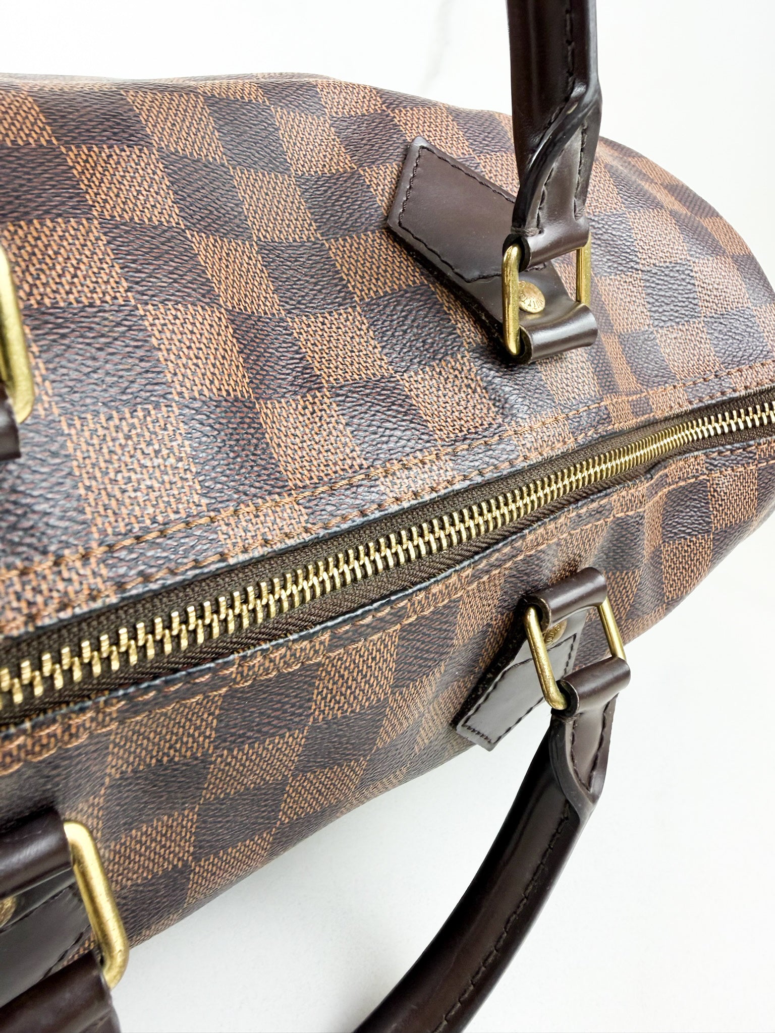 Louis Vuitton Speedy 35 Bandoulière Damier Ebene Canvas